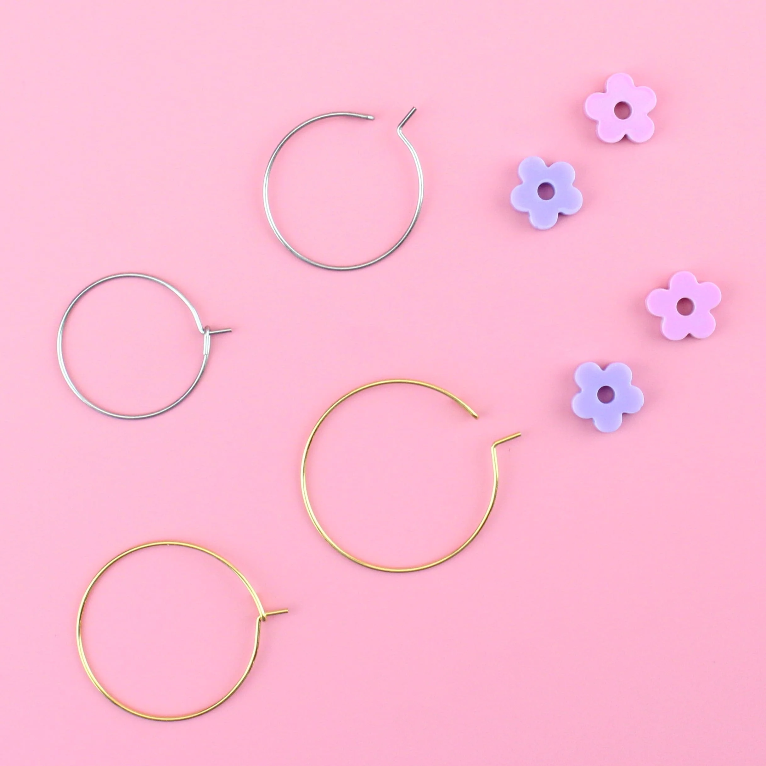 Dreamhouse Flower Power Hoop Earring Set - Image 2