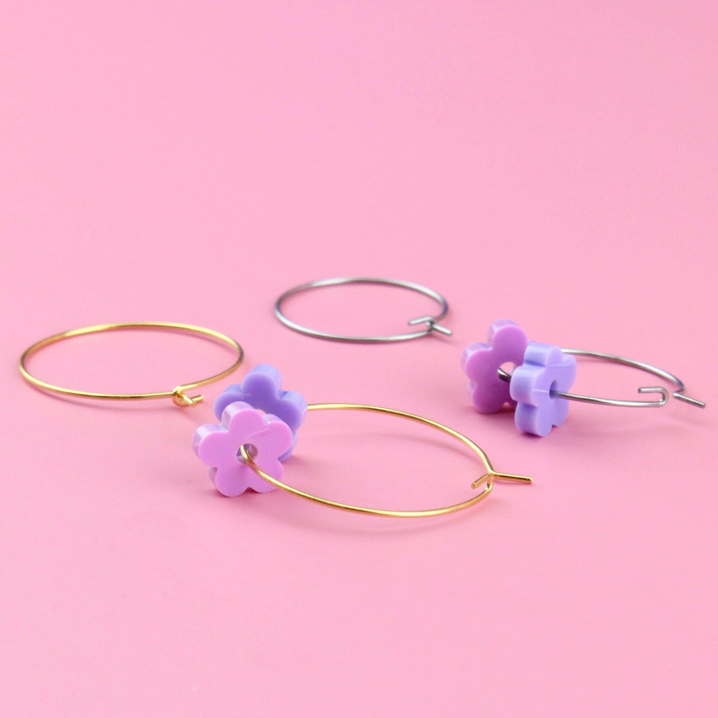 Dreamhouse Flower Power Hoop Earring Set - Image 6