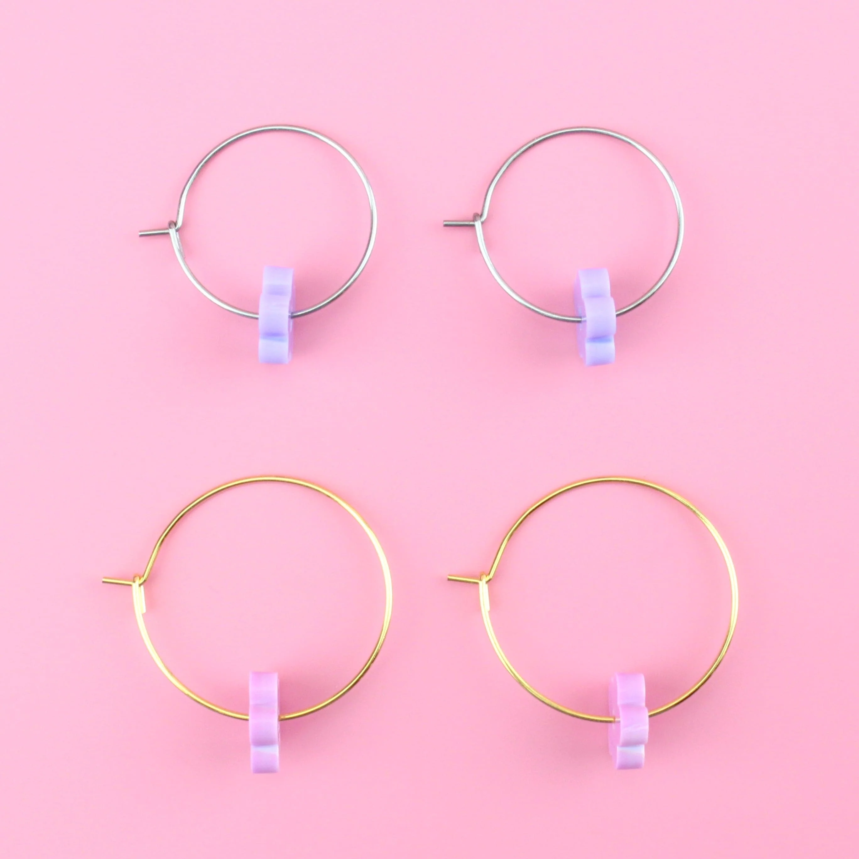 Dreamhouse Flower Power Hoop Earring Set - Image 9