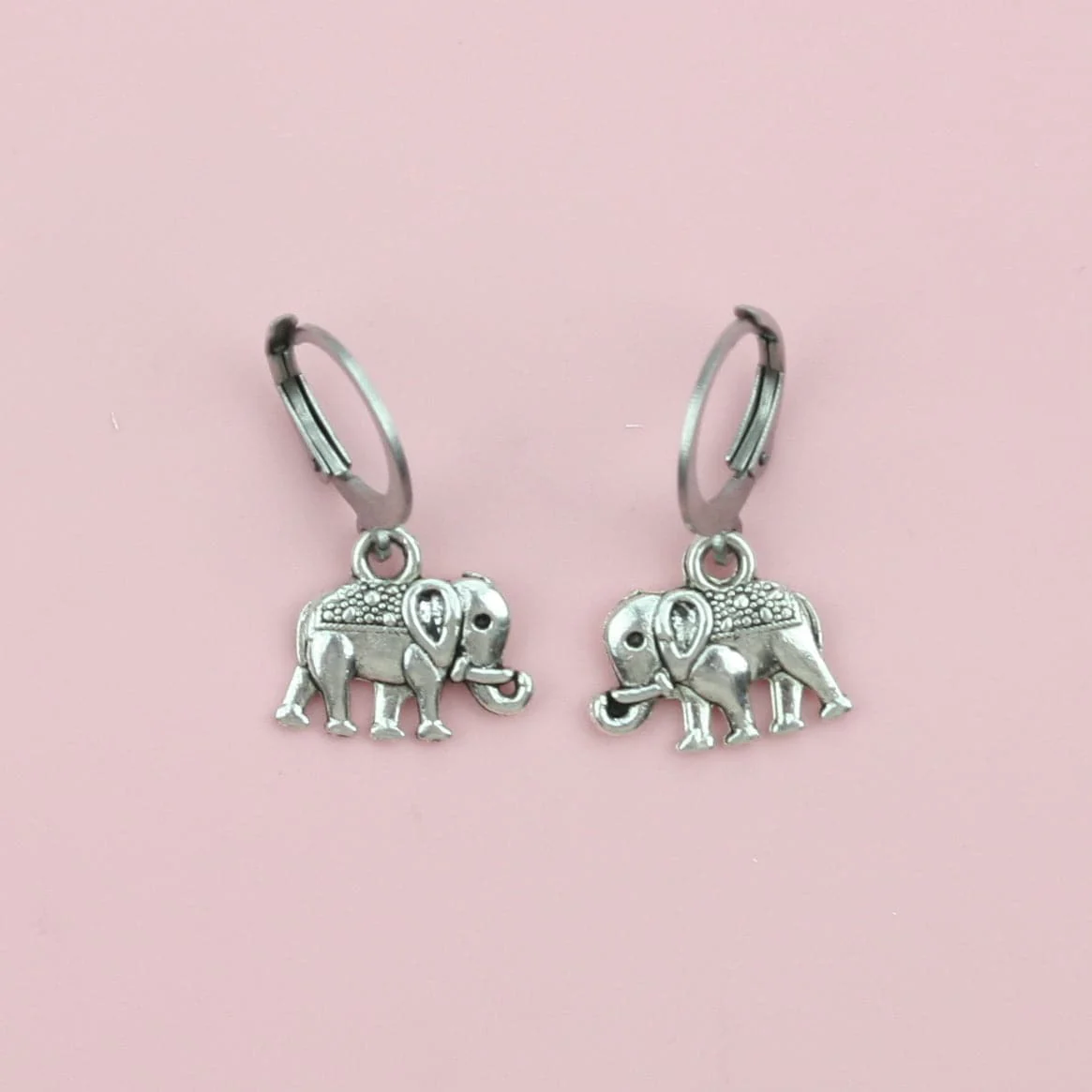 Elephant Hoop Earrings - Image 2