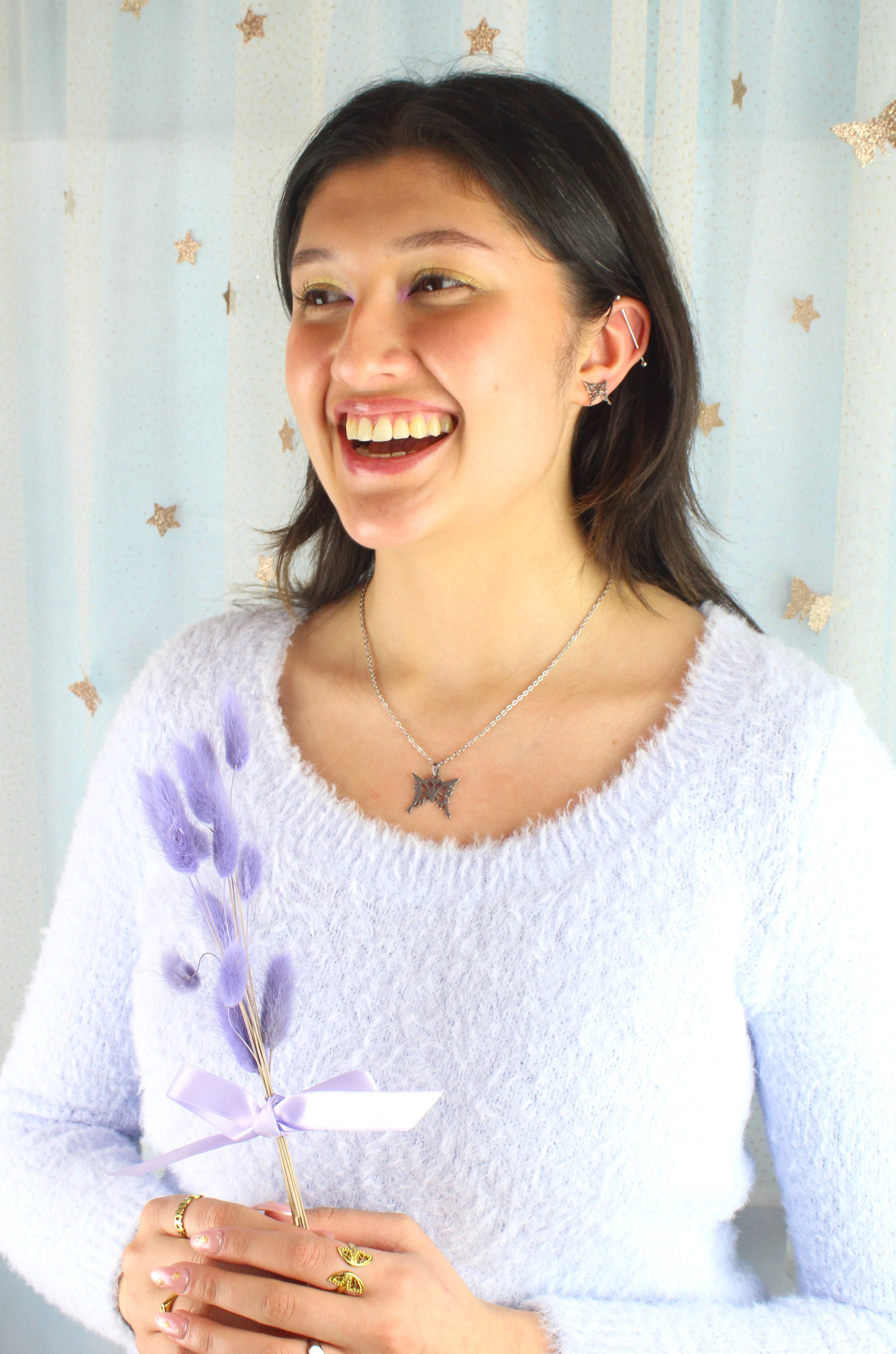 Ethereal Butterfly Stud Earrings - Image 7