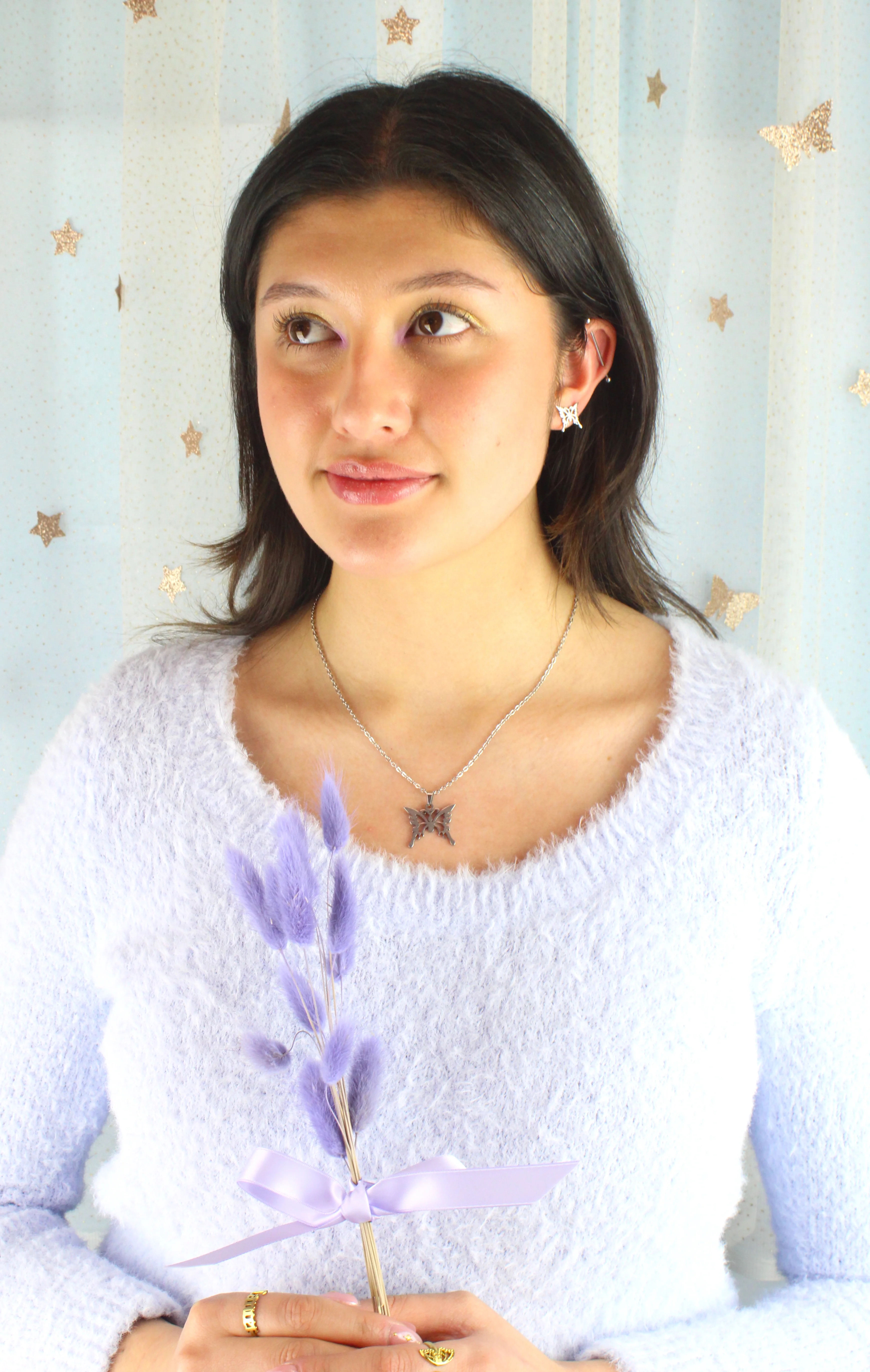 Ethereal Butterfly Stud Earrings - Image 8