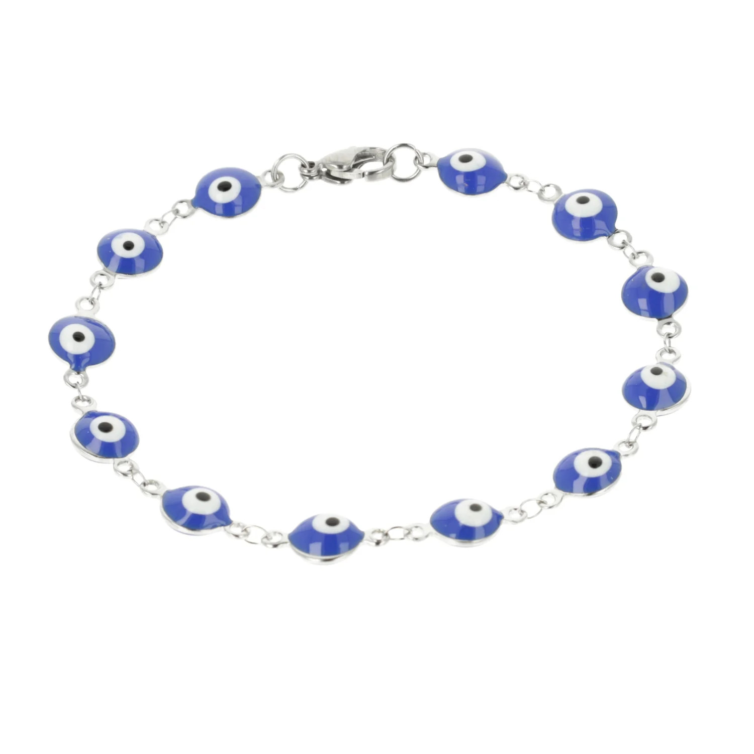 Evil Eye Bracelet In Bright Blue - Image 4