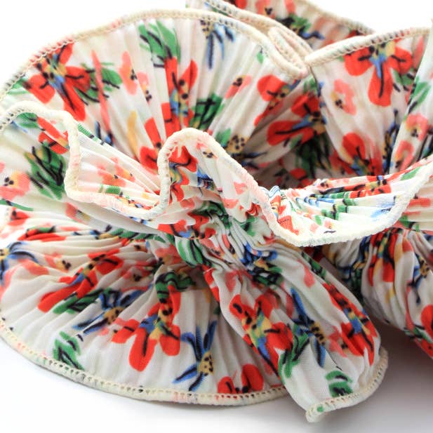 Extra Large Ruffled Scrunchie - Wildflower - Image 2