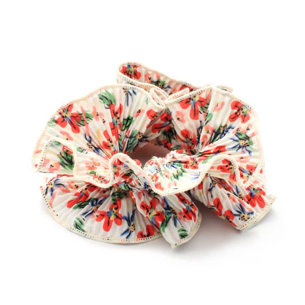Extra Large Ruffled Scrunchie - Wildflower - Image 3