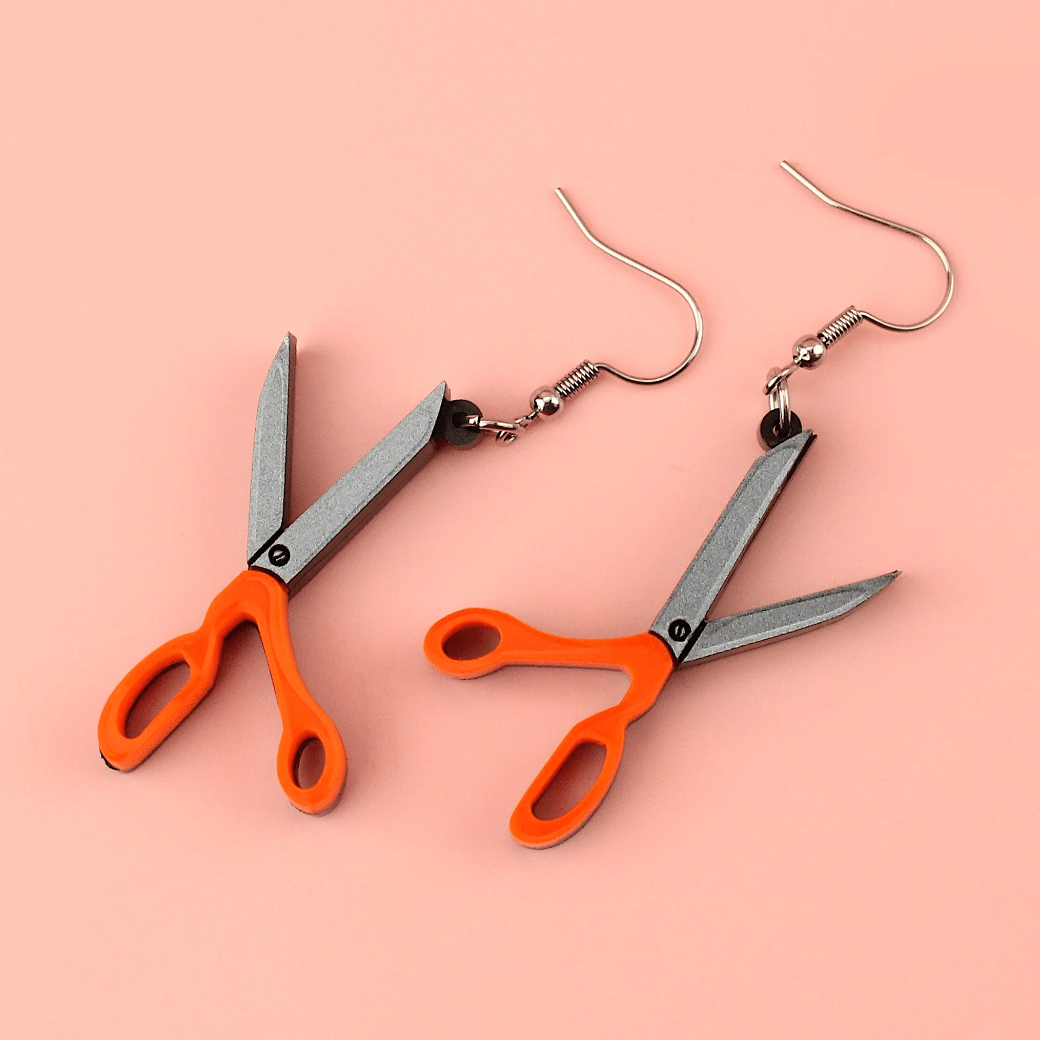 Fabric Scissor Earrings - Image 2
