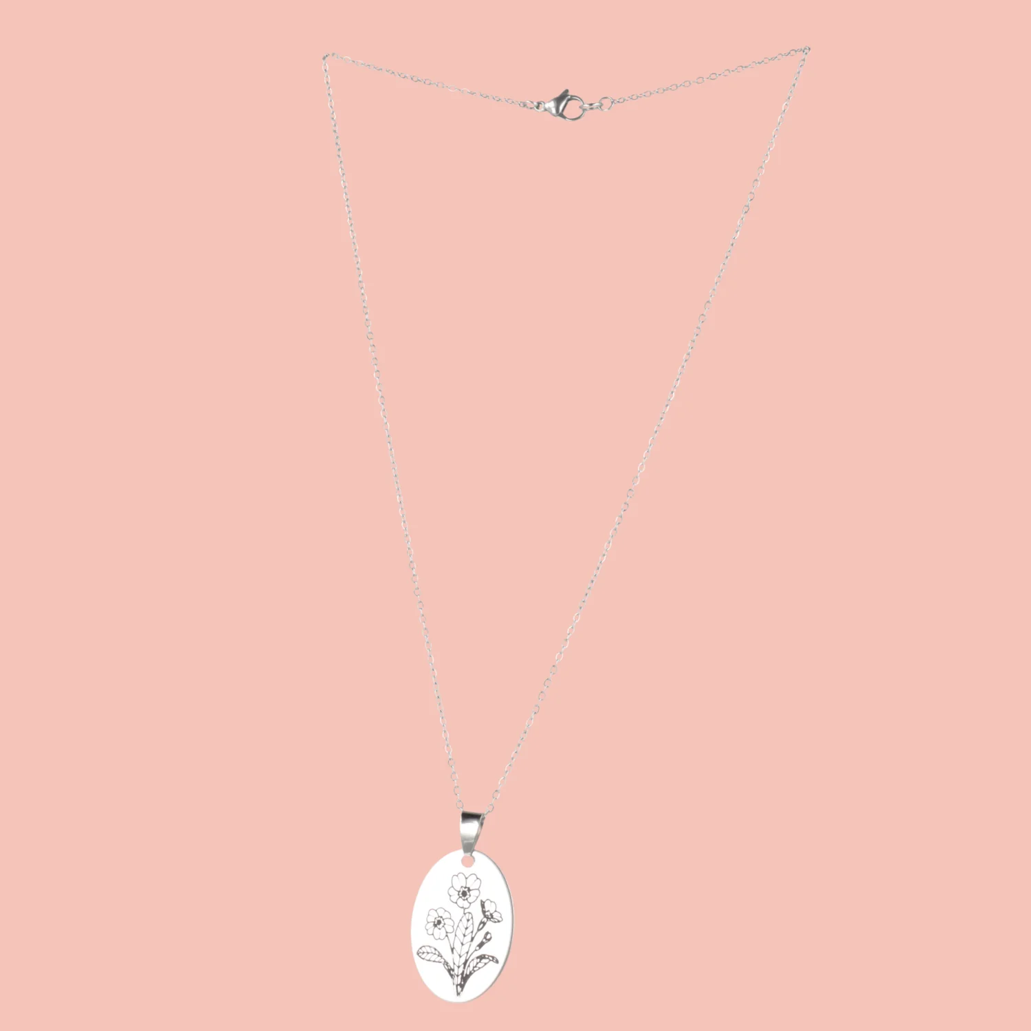 February Birth Flower Necklace - Primrose - Image 3