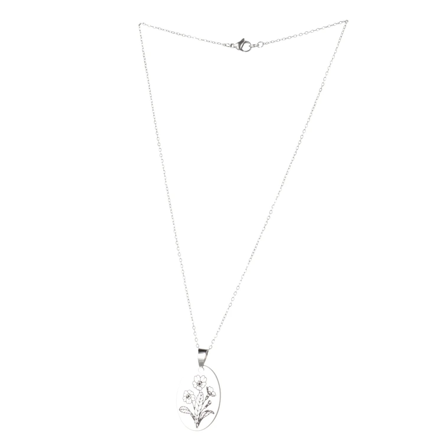 February Birth Flower Necklace - Primrose - Image 7
