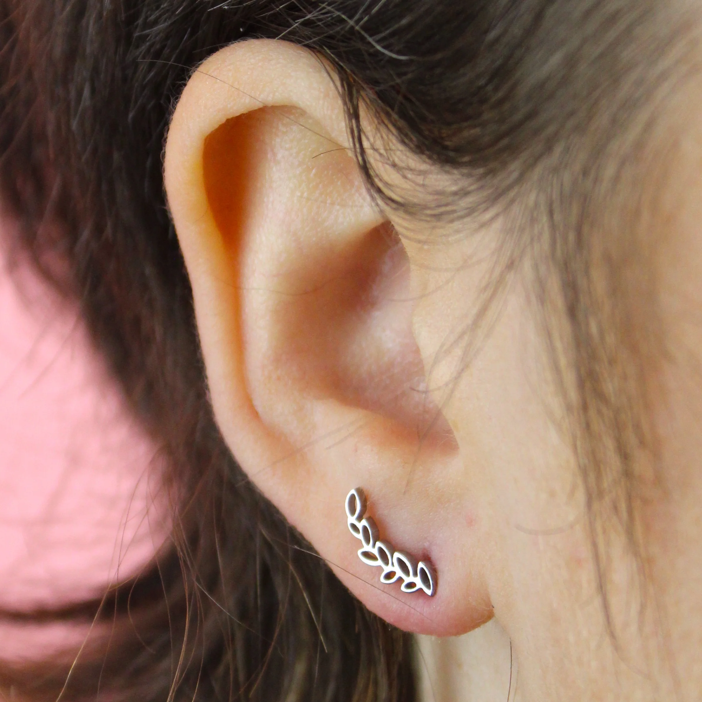 Fern Stud Earrings - Image 2