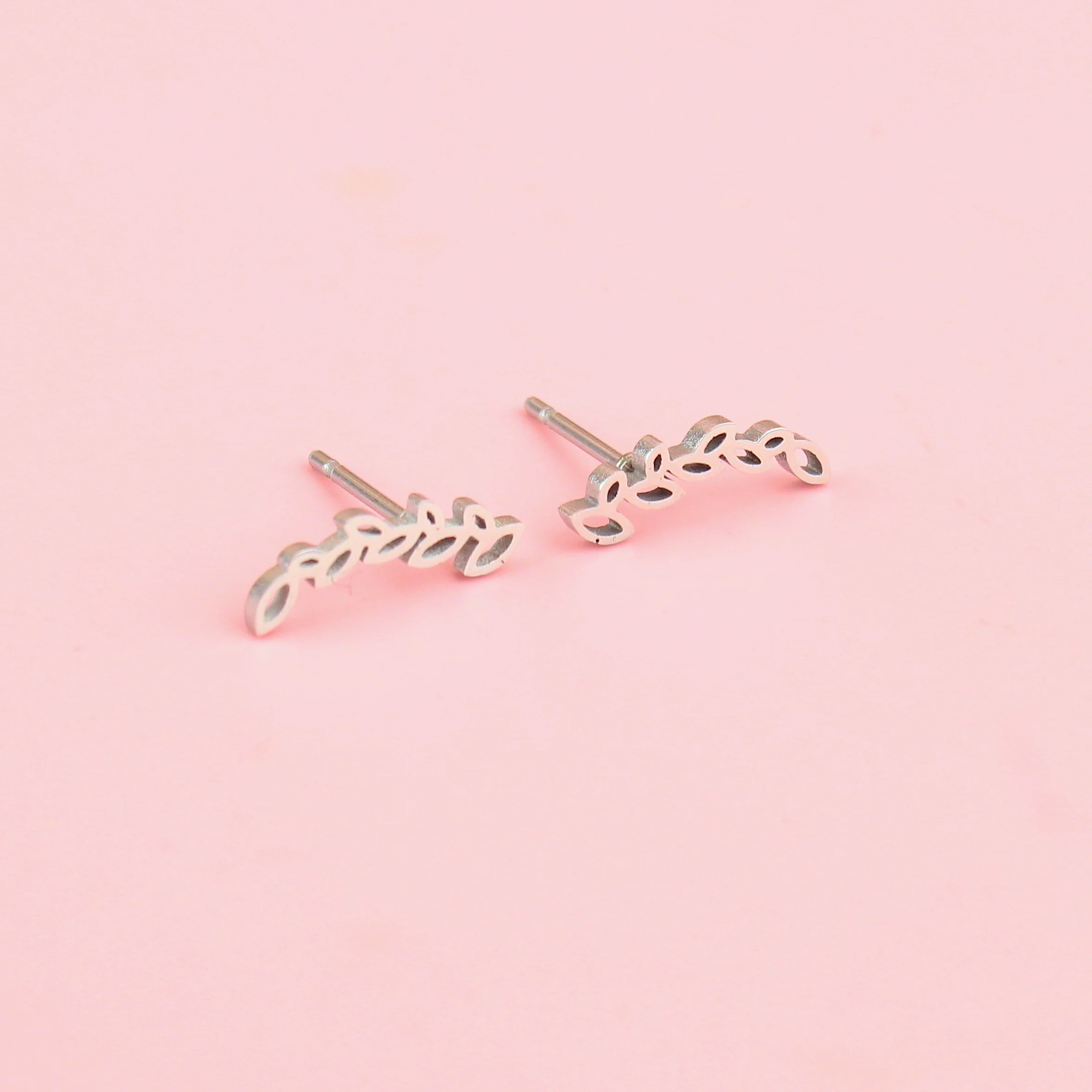 Fern Stud Earrings - Image 3