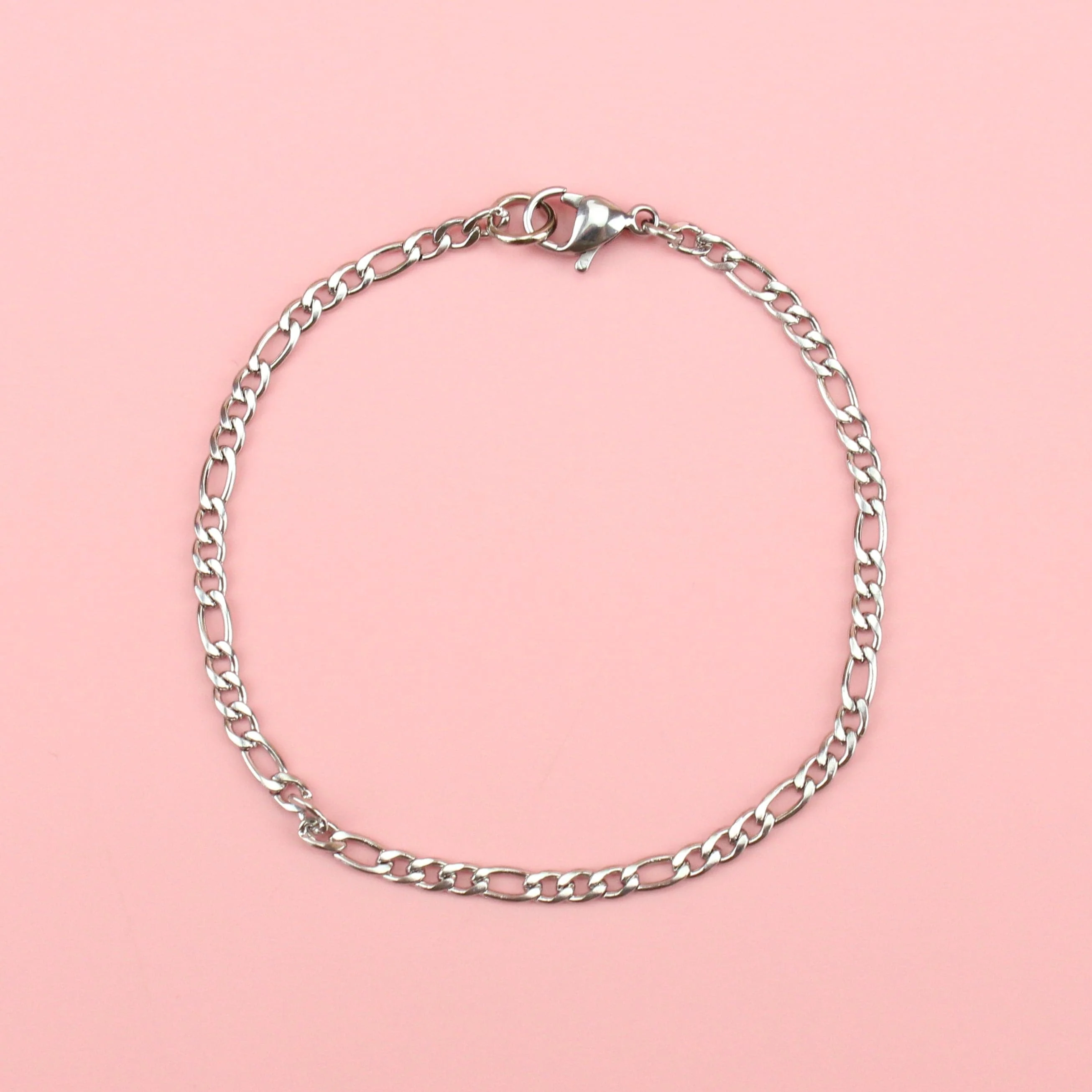 Figaro Chain Bracelet - Image 3