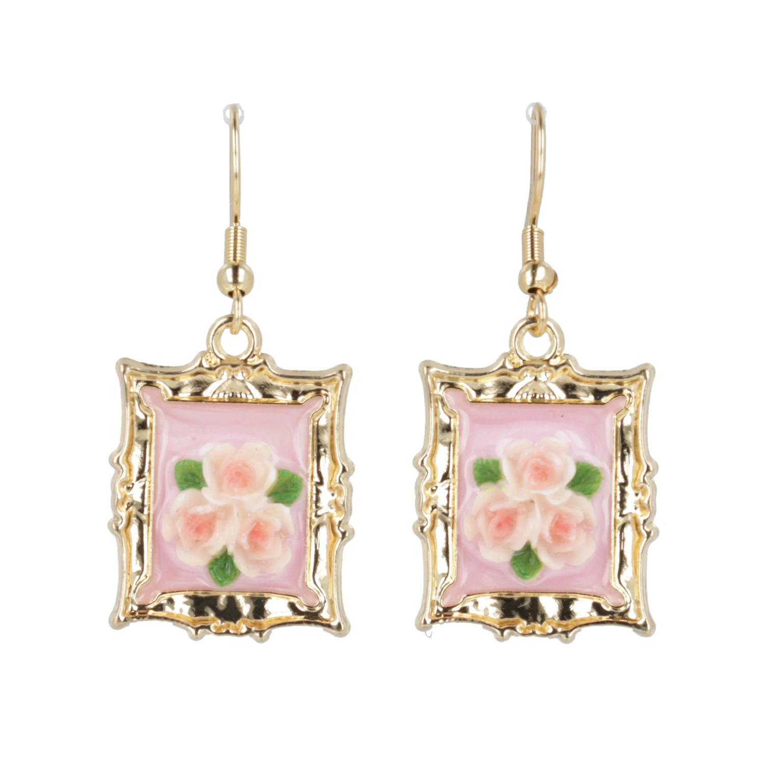 Florals? For Spring? Earrings - Pink - Image 4