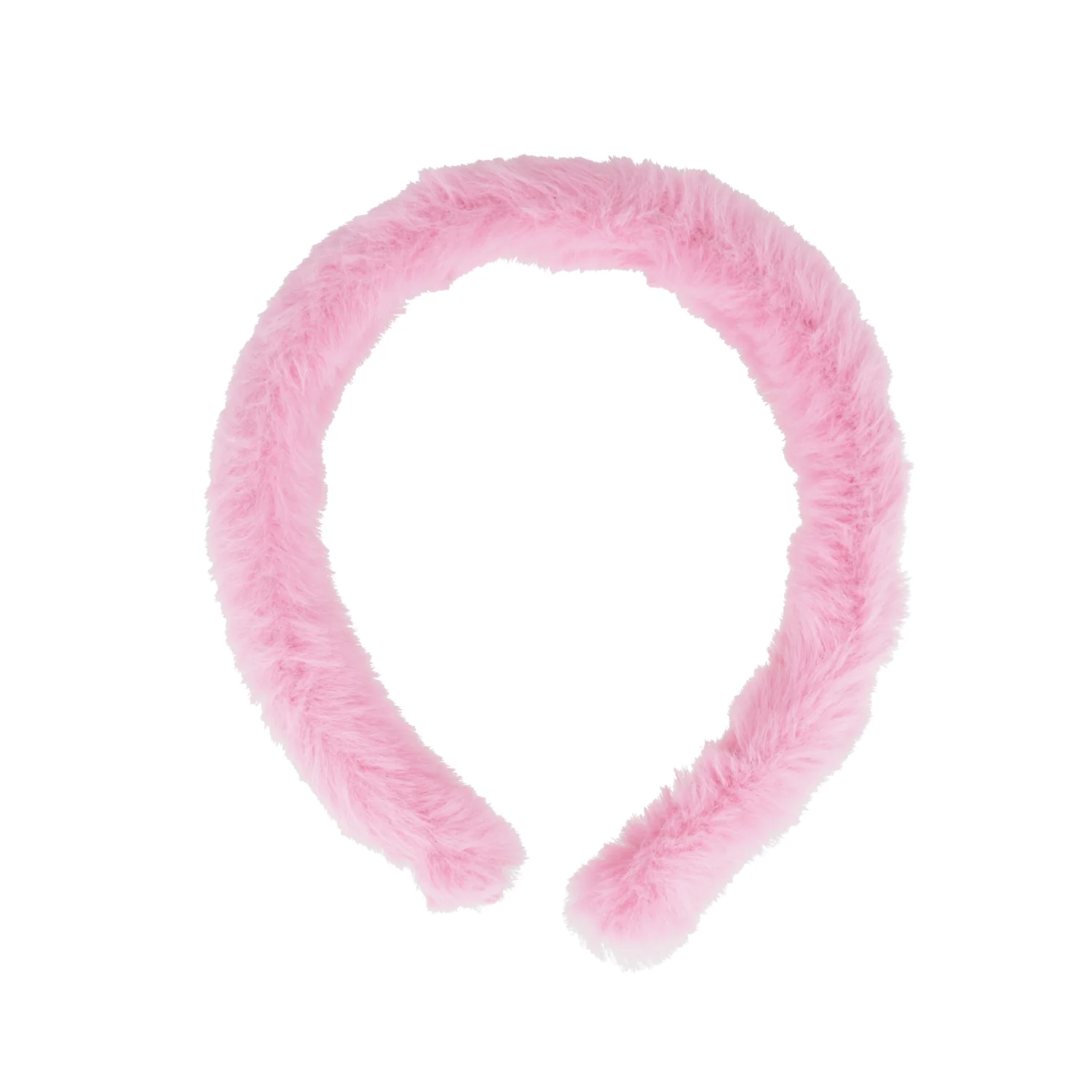 Fluffy Headband - Bright Pink - Image 3