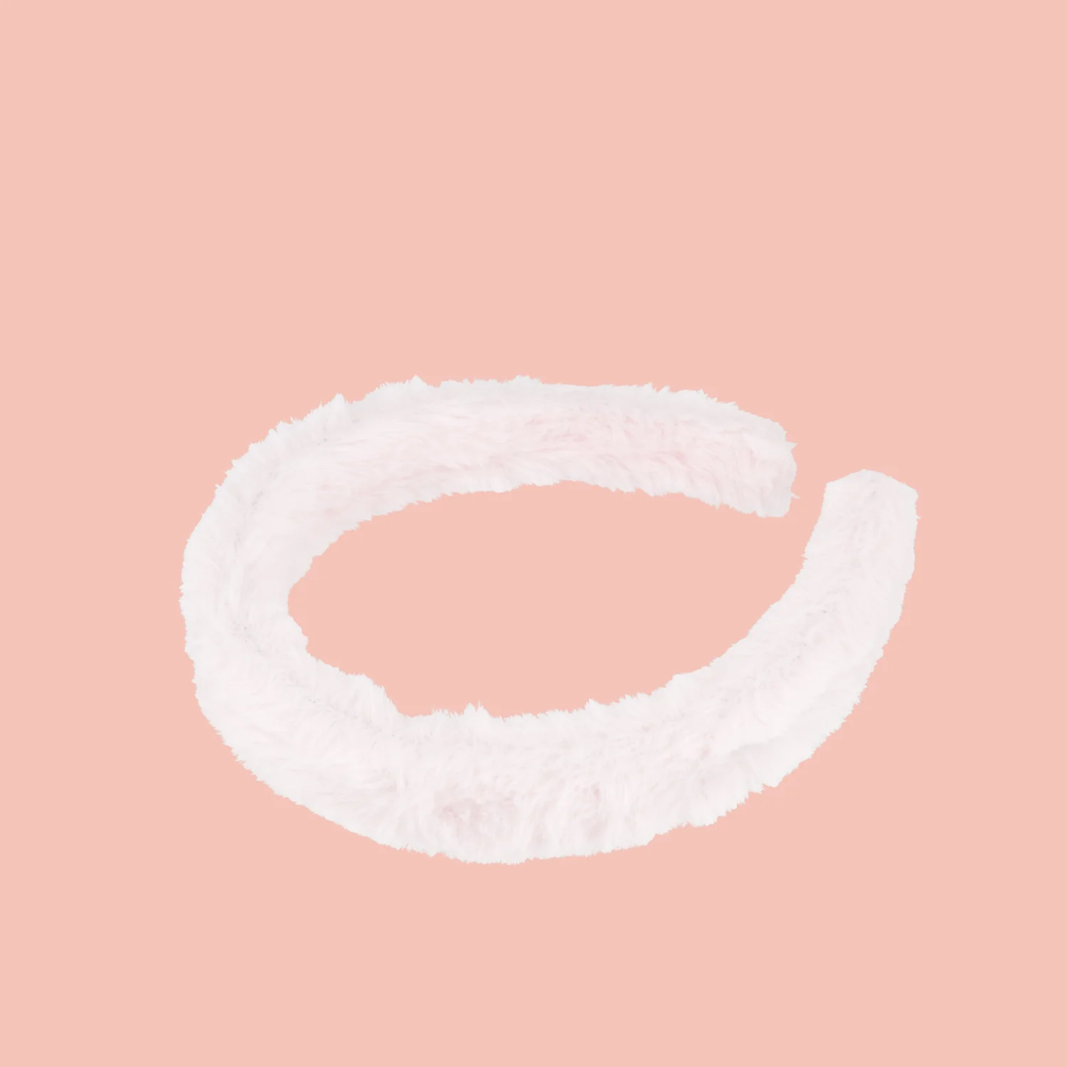 Fluffy Headband - Light Pink - Image 2