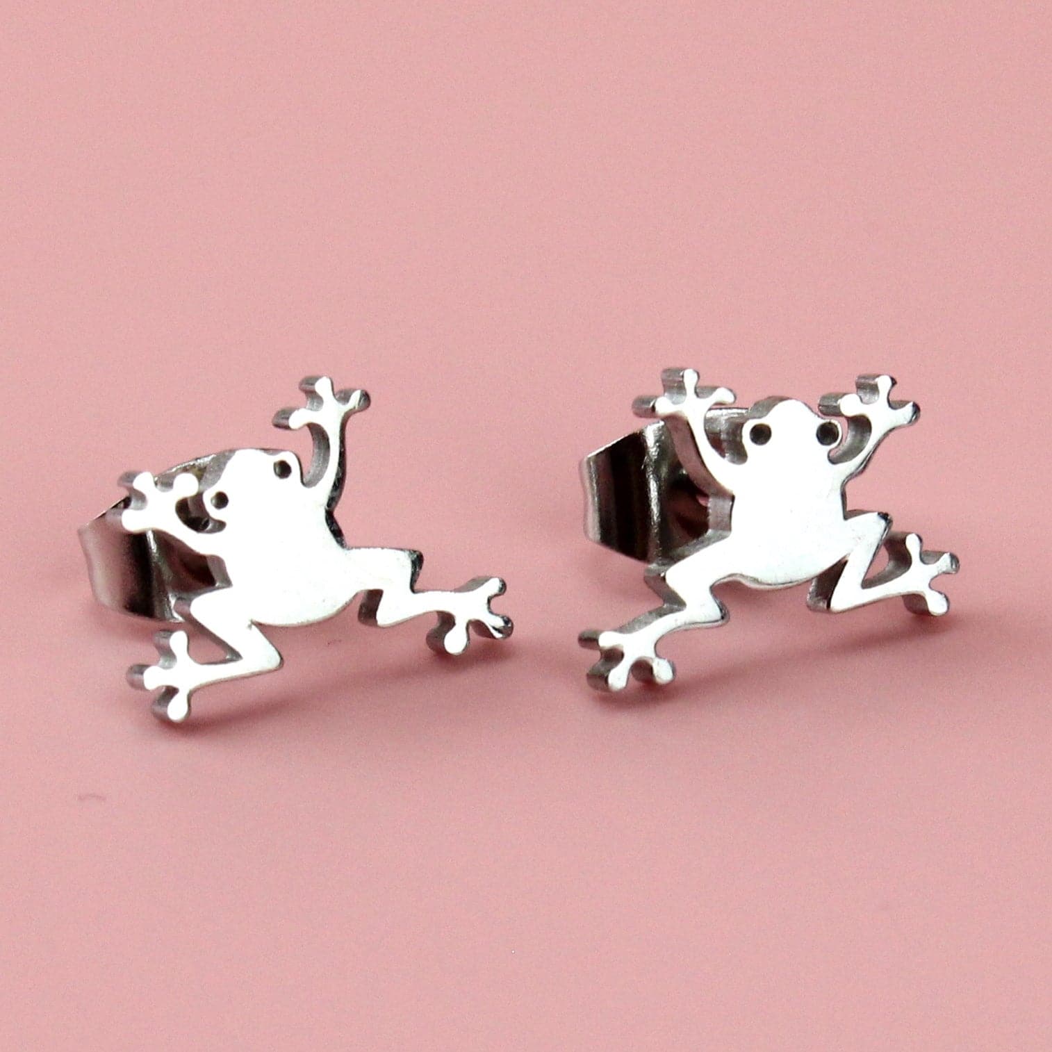Frog Stud Earrings - Image 2