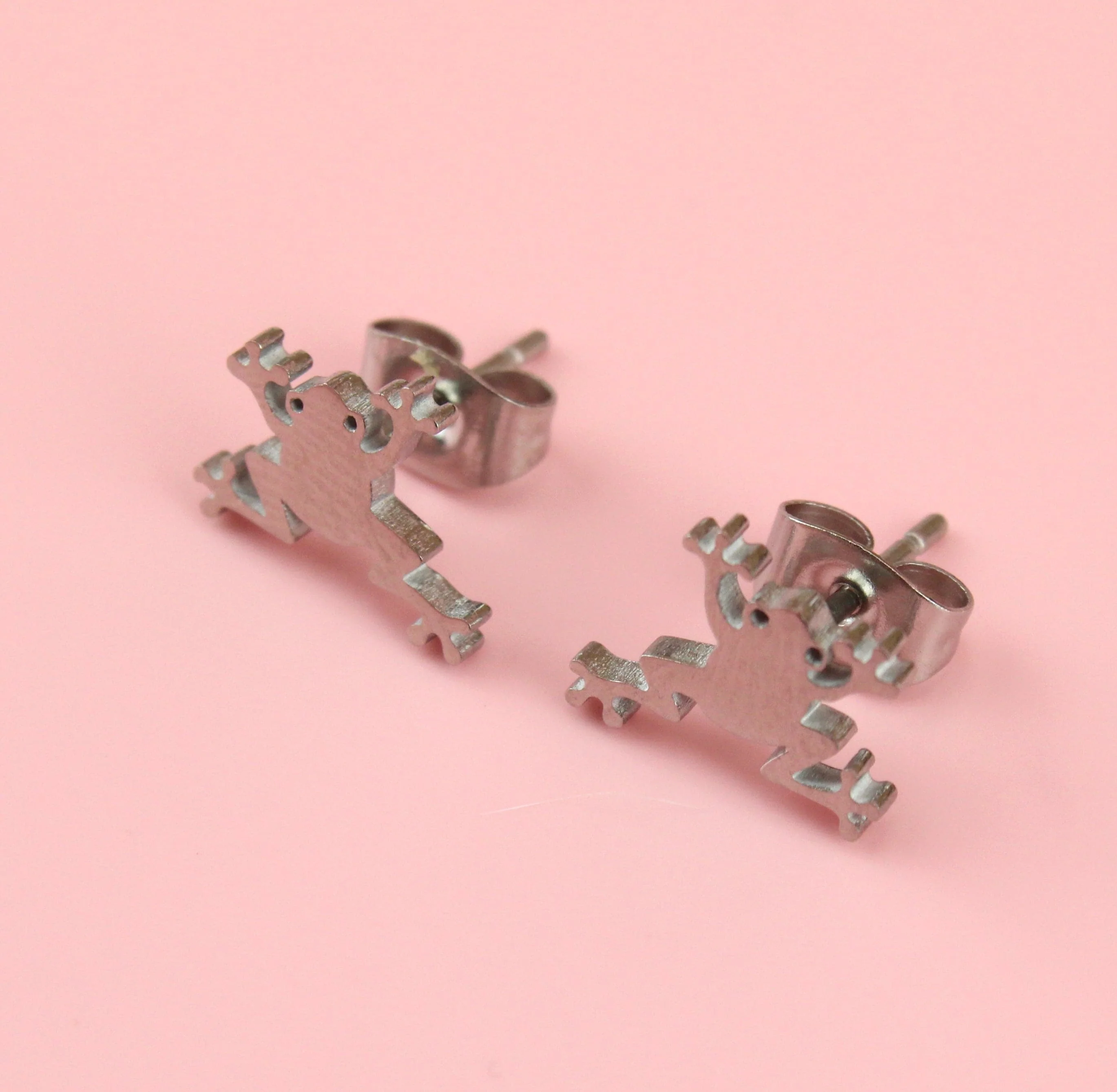 Frog Stud Earrings - Image 3