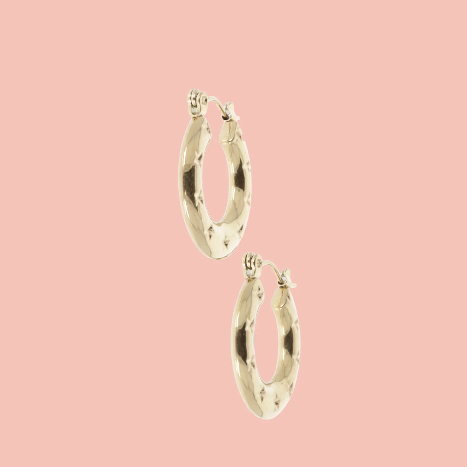 Giddy Up Hoop Earrings (Gold Plated) - Image 4