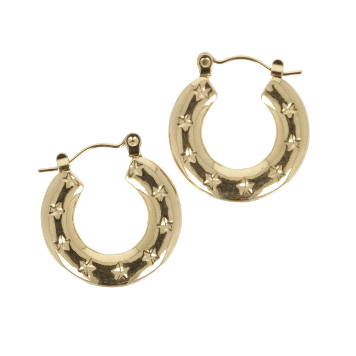 Giddy Up Hoop Earrings (Gold Plated) - Image 5