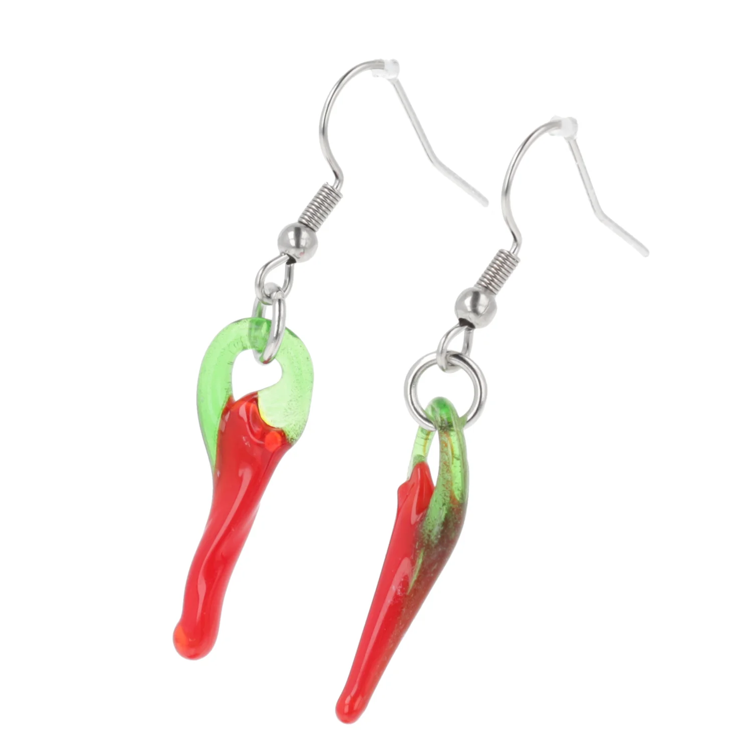 Glass Chilli Earrings - Image 4