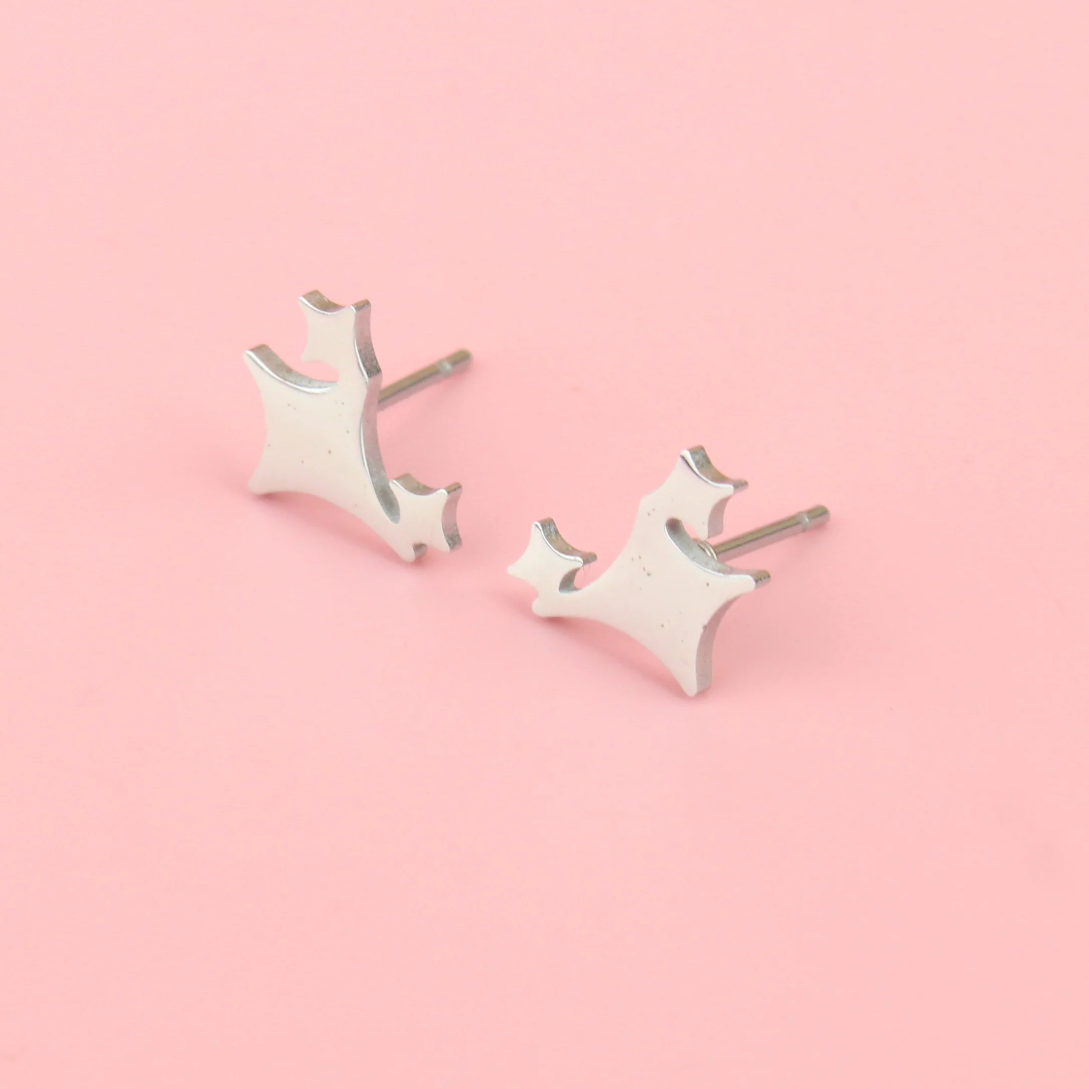 Glimmer Stud Earrings - Image 3