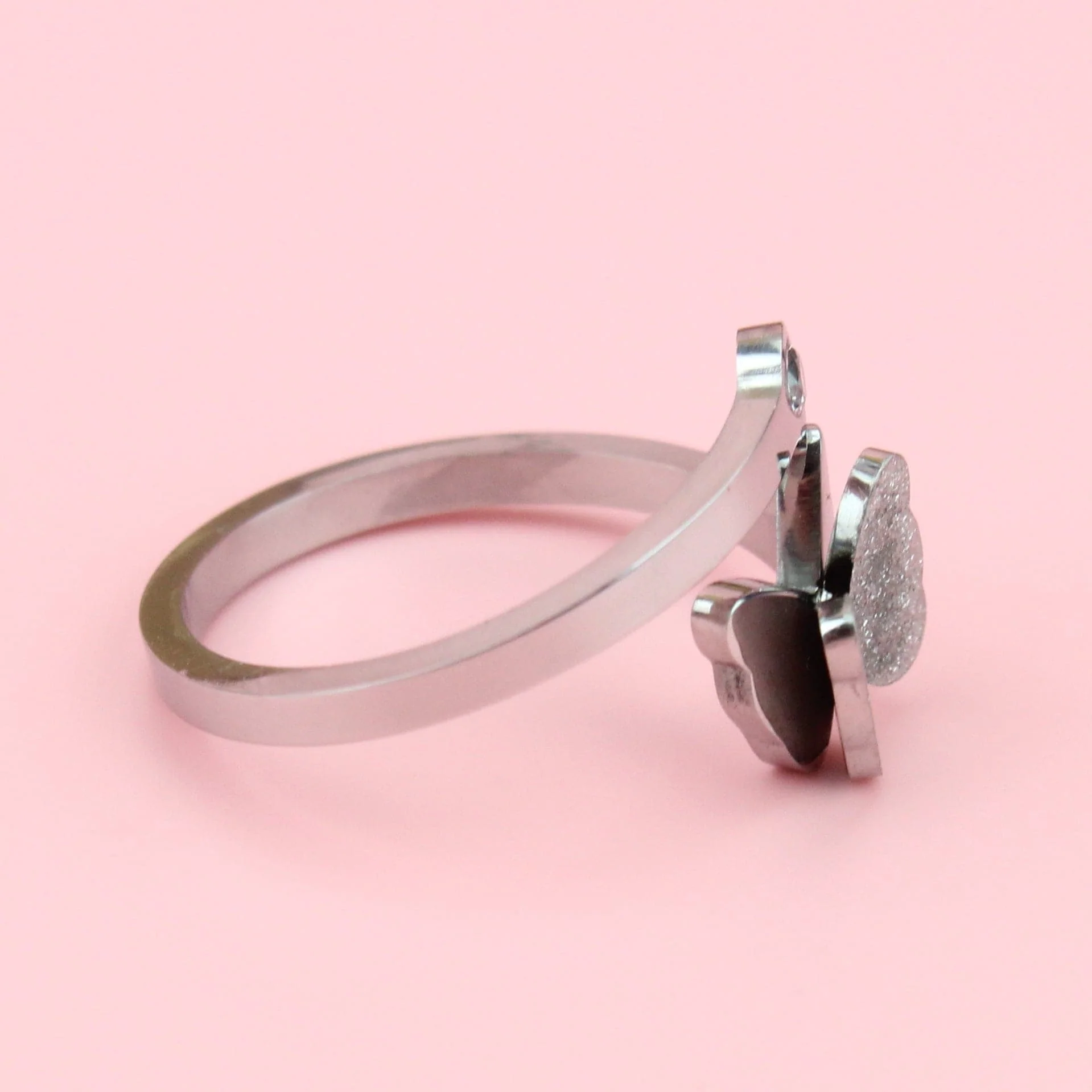 Glitter Butterfly Ring - Image 2