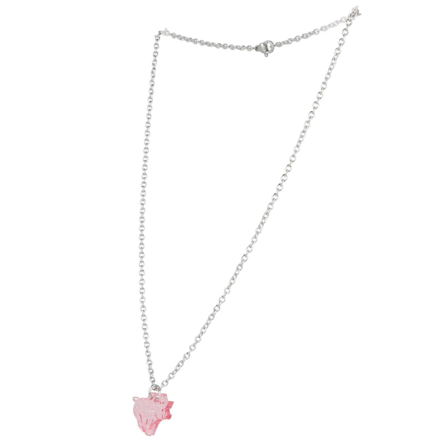 Glitter Piggy In The Middle Necklace - Image 5