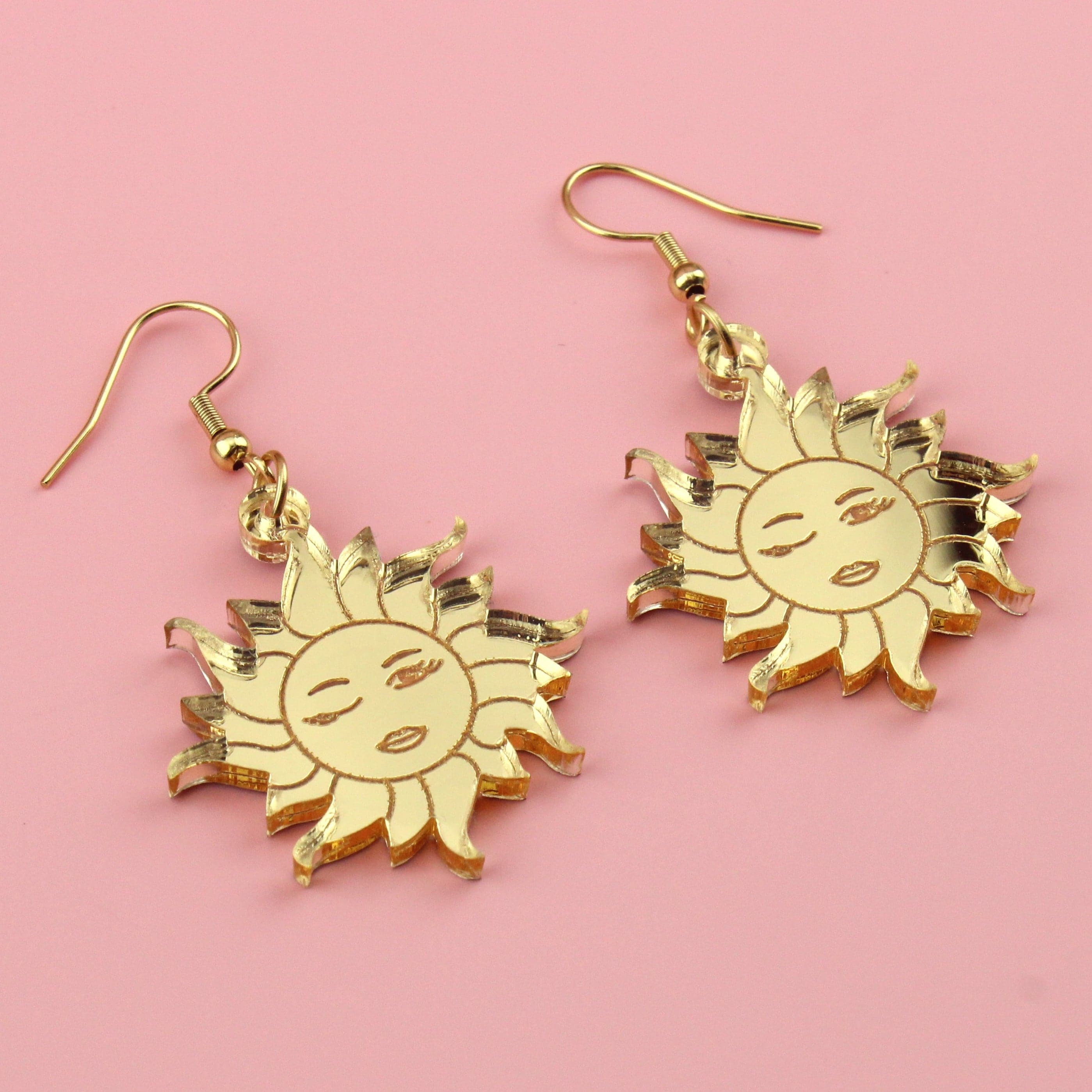 Gold Sunny Delight Earrings - Image 3