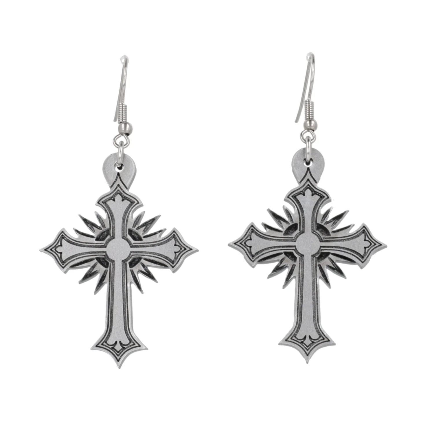 Gothic Cross Earrings - Image 7