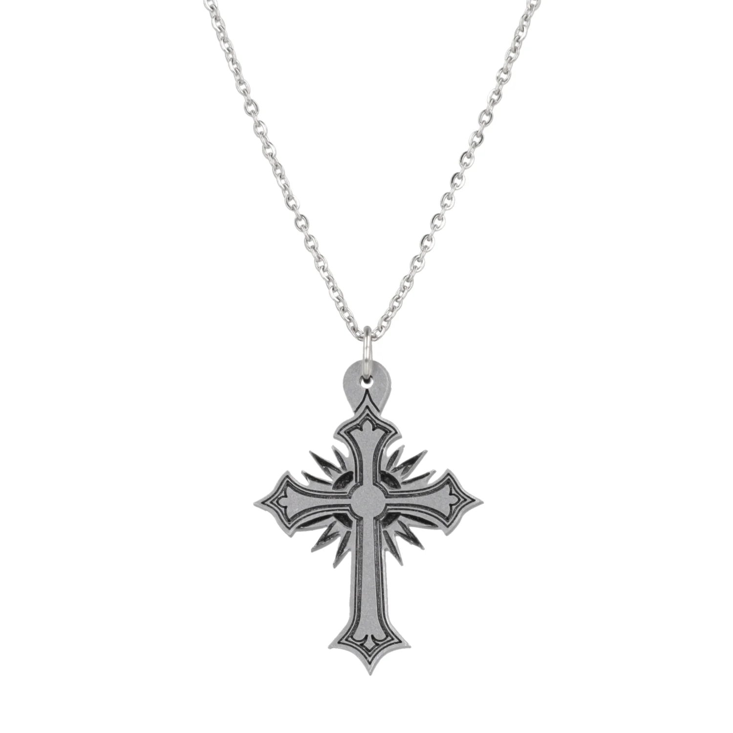 Gothic Cross Necklace - Image 6