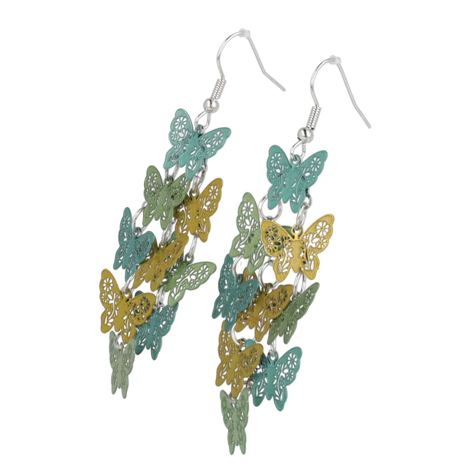 Green Butterfly Earrings - Image 6