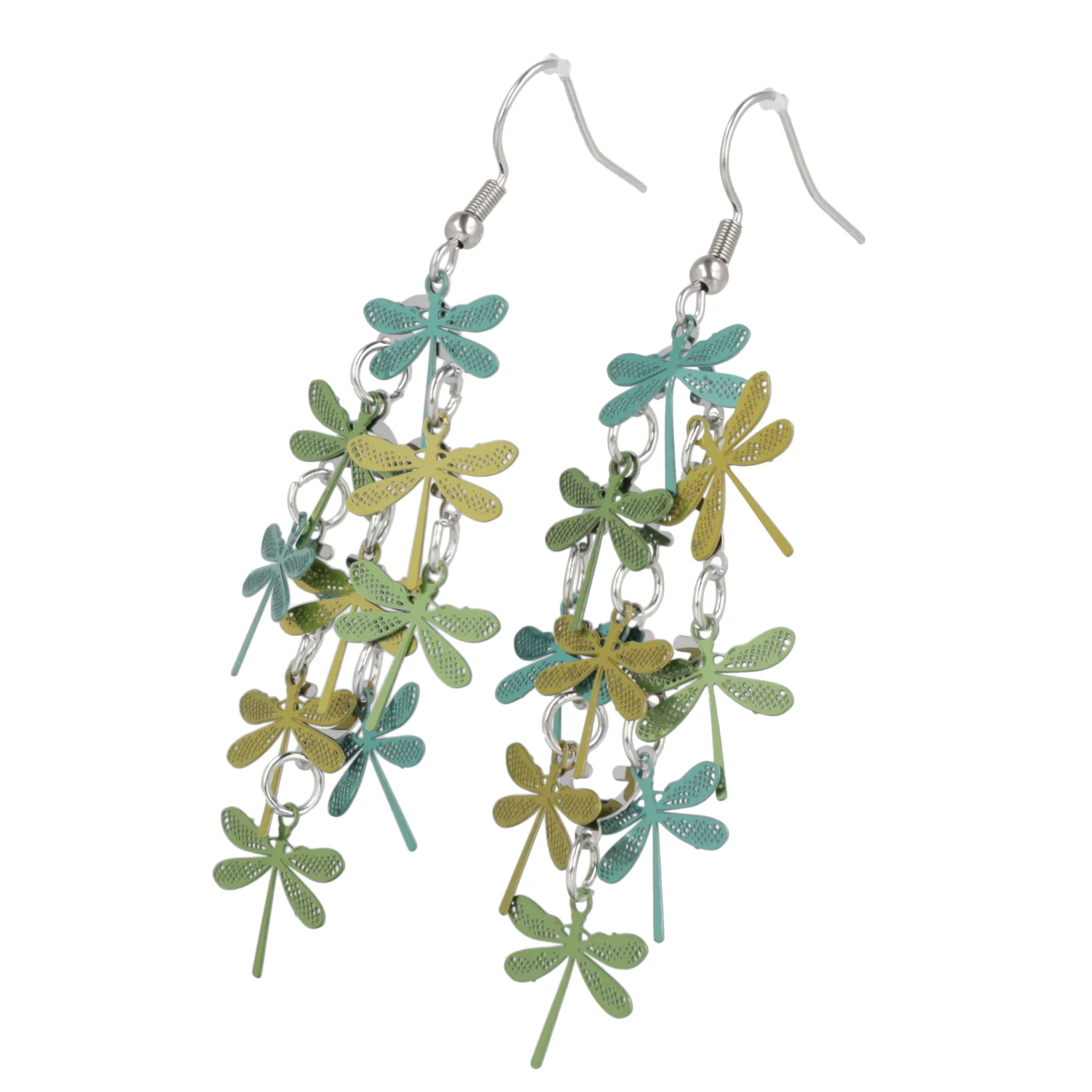 Green Dragonfly Earrings - Image 5