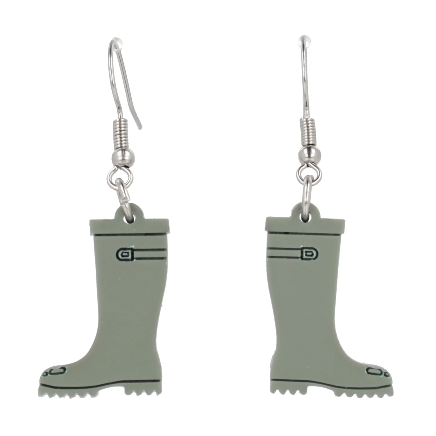 Green Wellies Earrings - Image 5
