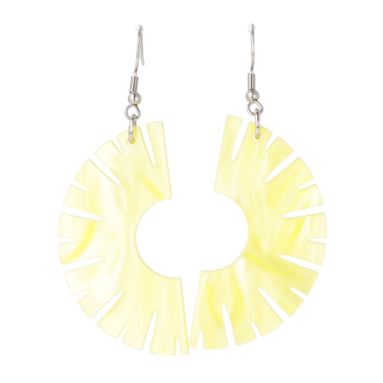 Halved Pineapple Ring Earrings - Image 5