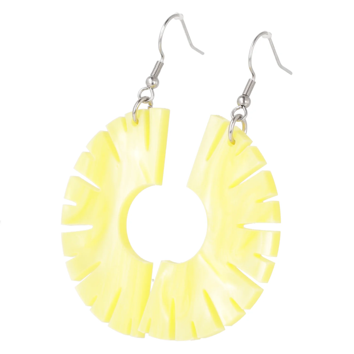Halved Pineapple Ring Earrings - Image 7