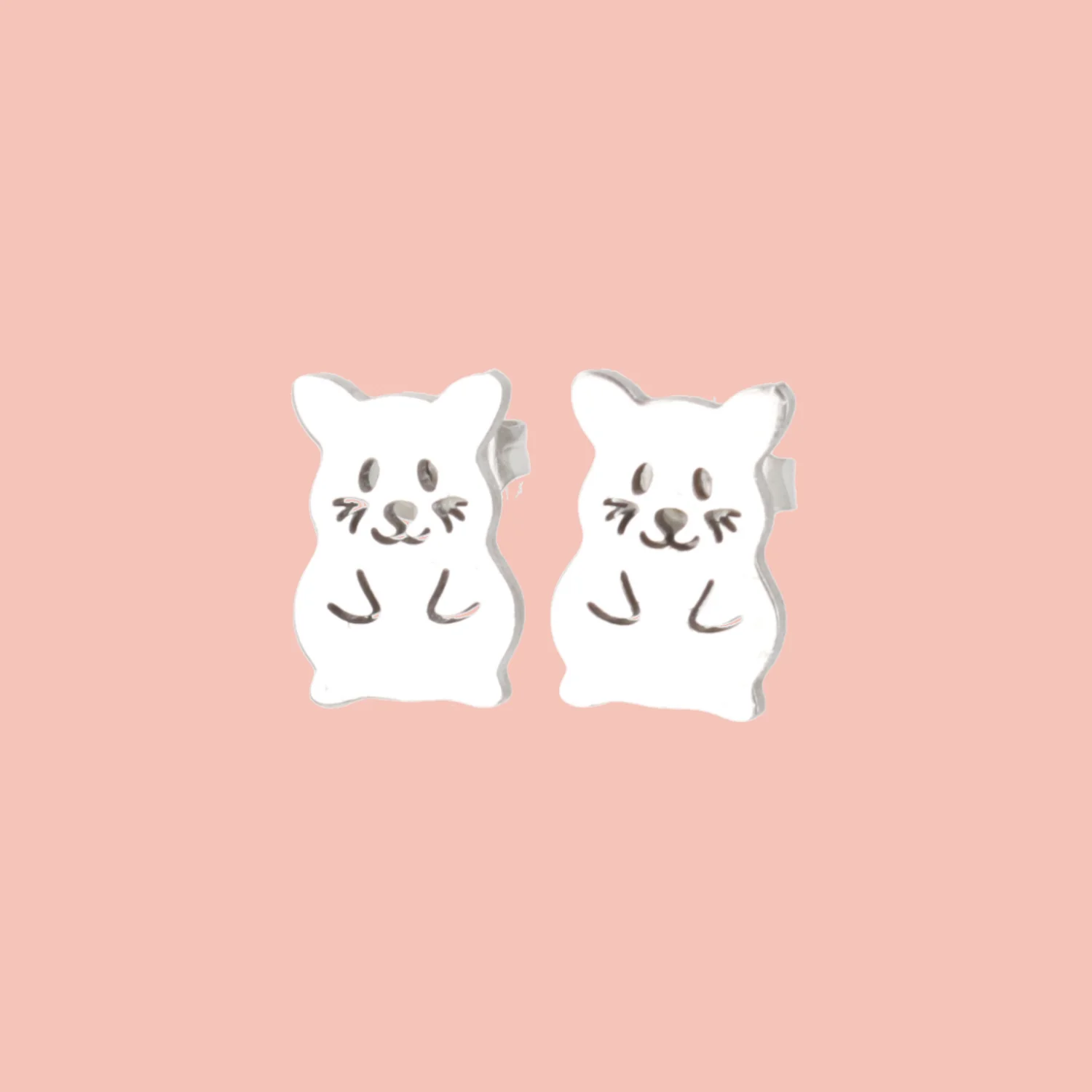 Hamster Stud Earrings - Image 3