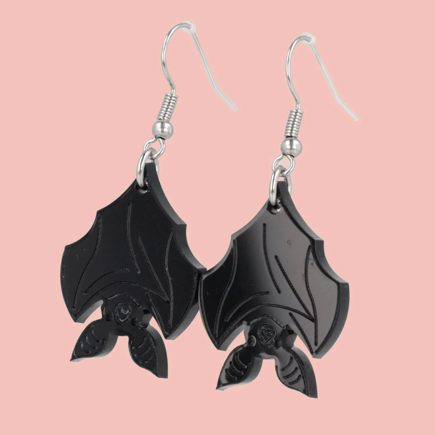 Hang In There Bat Earrings - Image 3