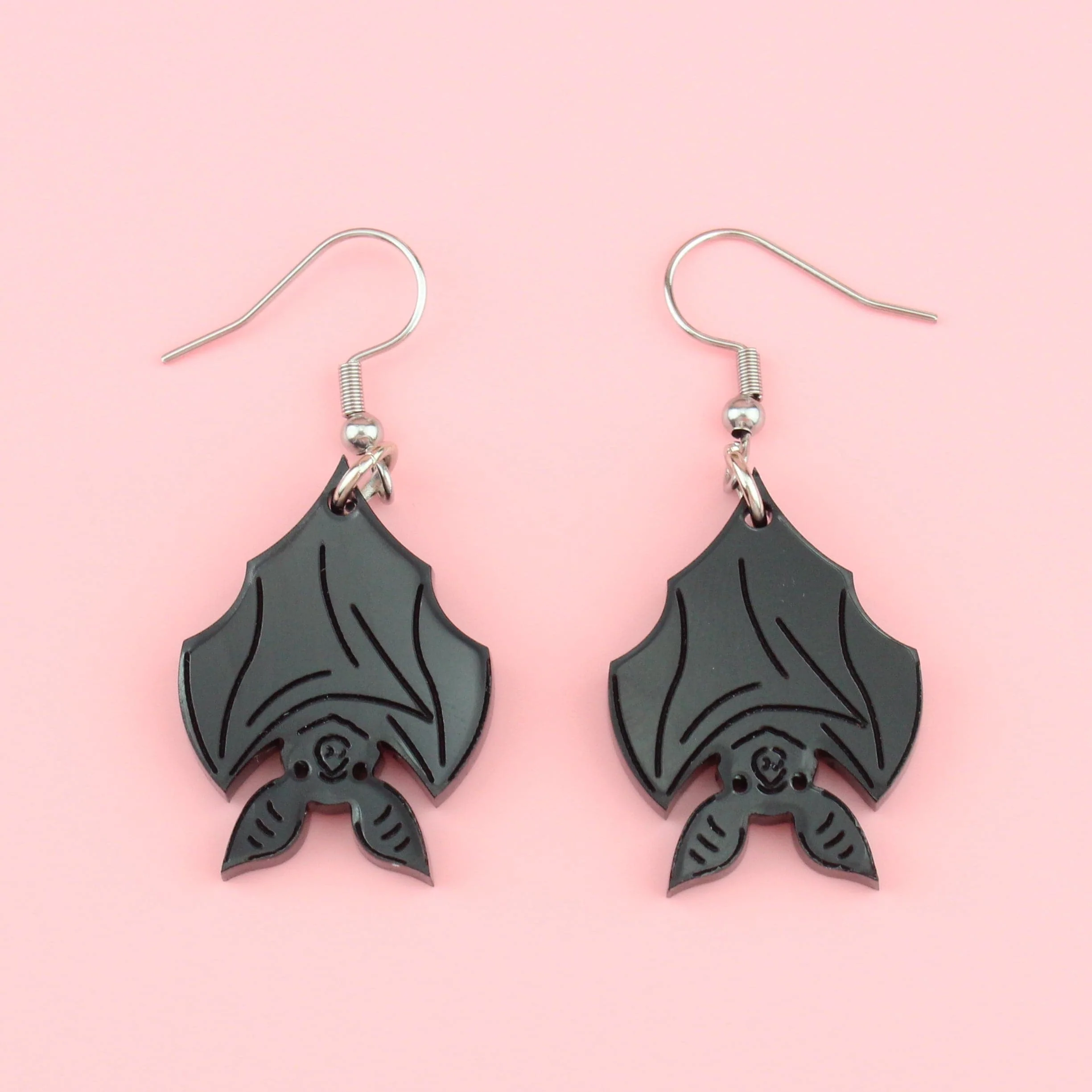 Hang In There Bat Earrings - Image 4