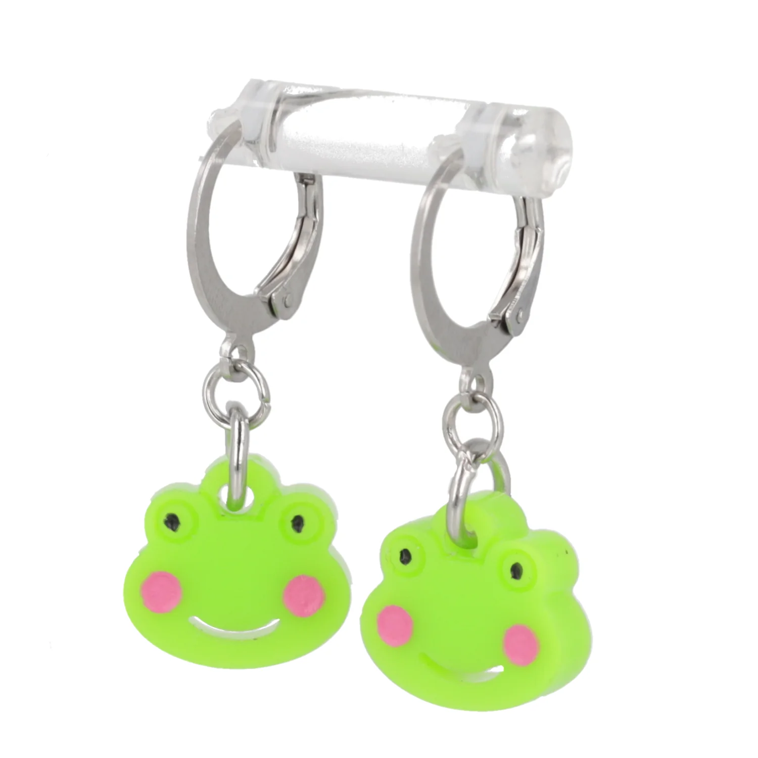 Happy Frogs Huggie Hoop Earrings - Image 5