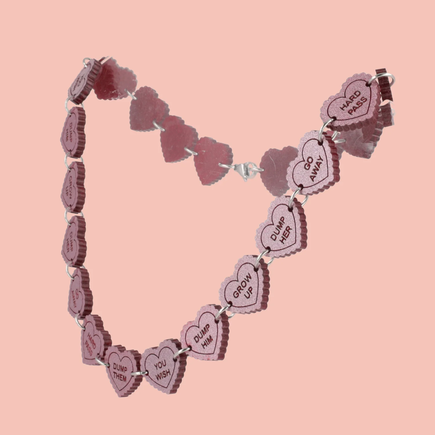 Hard Truths Loveheart Necklace - Image 3