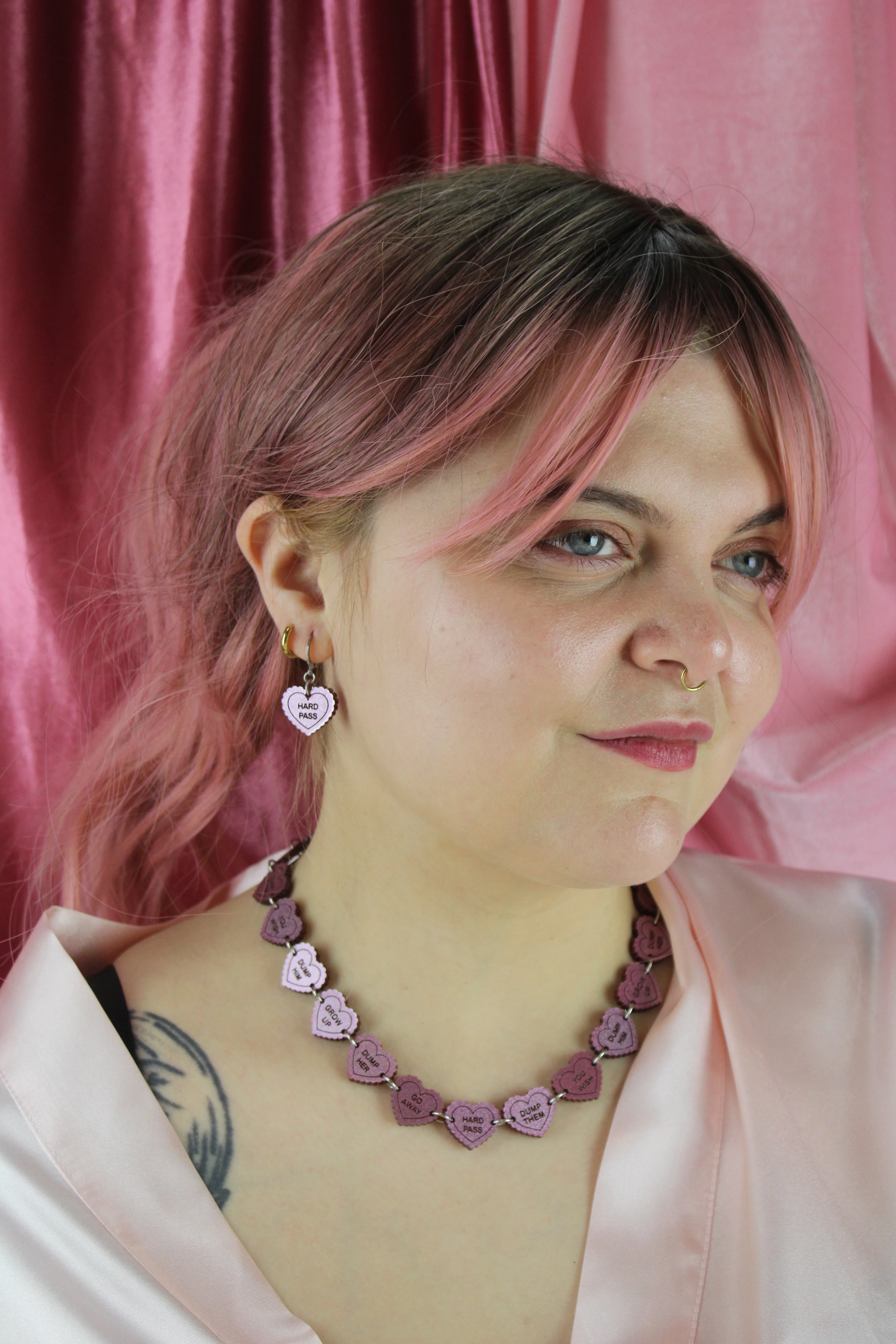 Hard Truths Loveheart Necklace - Image 4