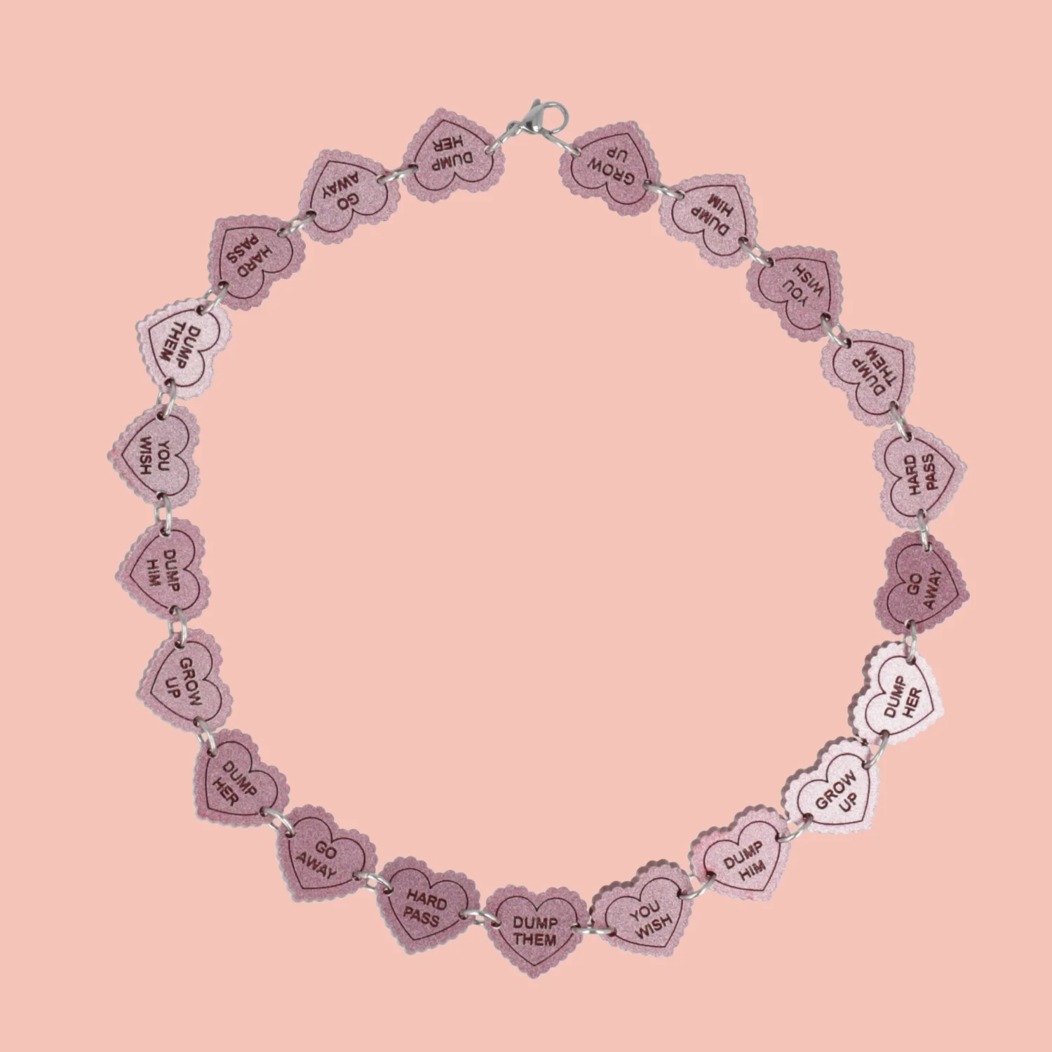 Hard Truths Loveheart Necklace - Image 5