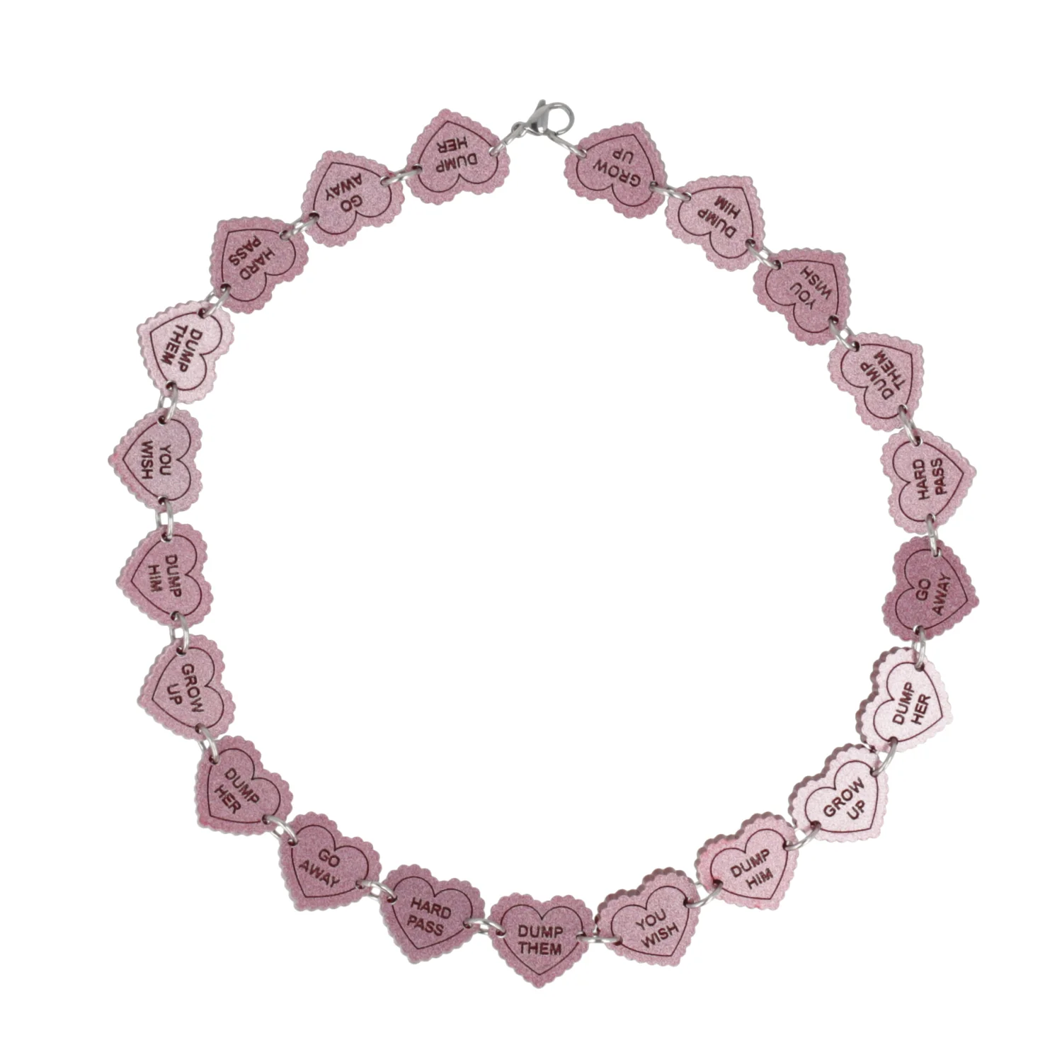 Hard Truths Loveheart Necklace - Image 9