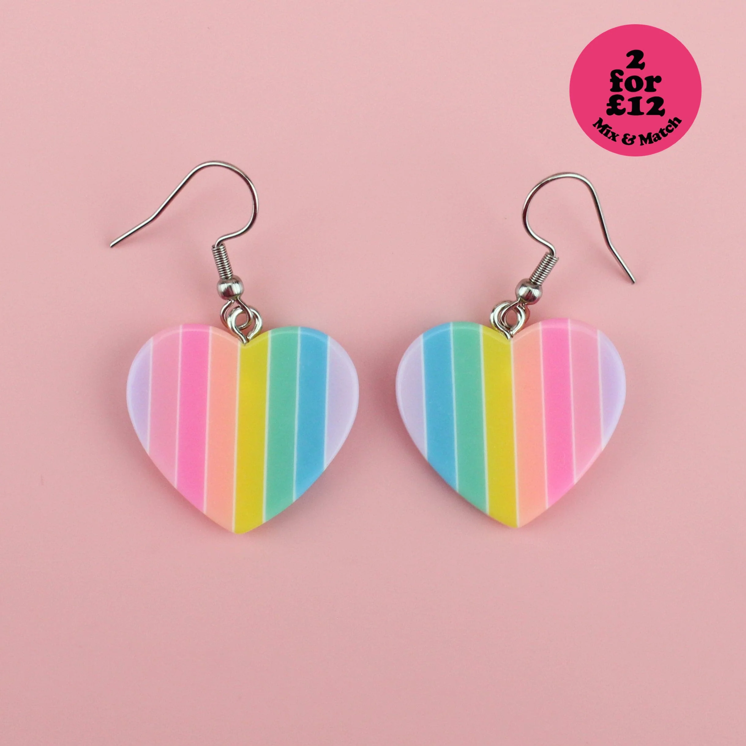 Heart of the Rainbow Earrings