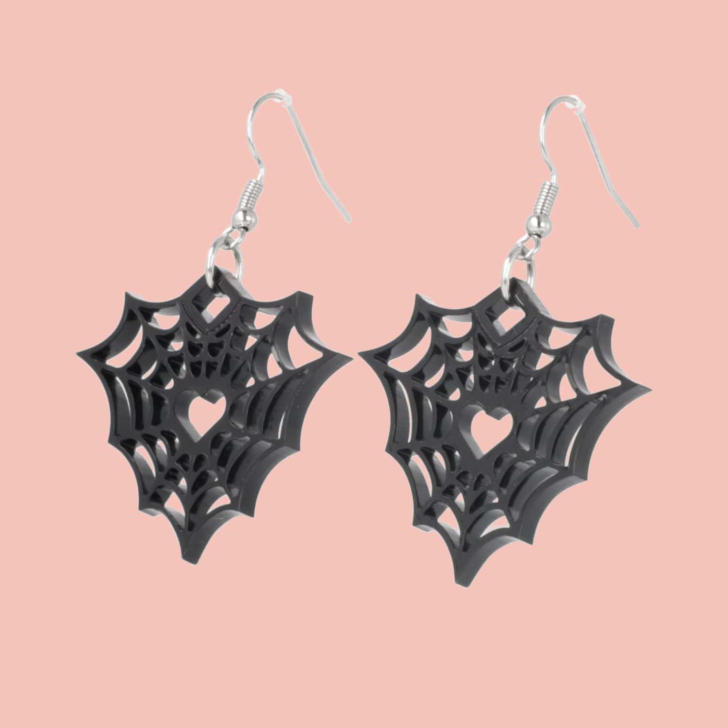 Heart Of The Web Earrings - Image 3