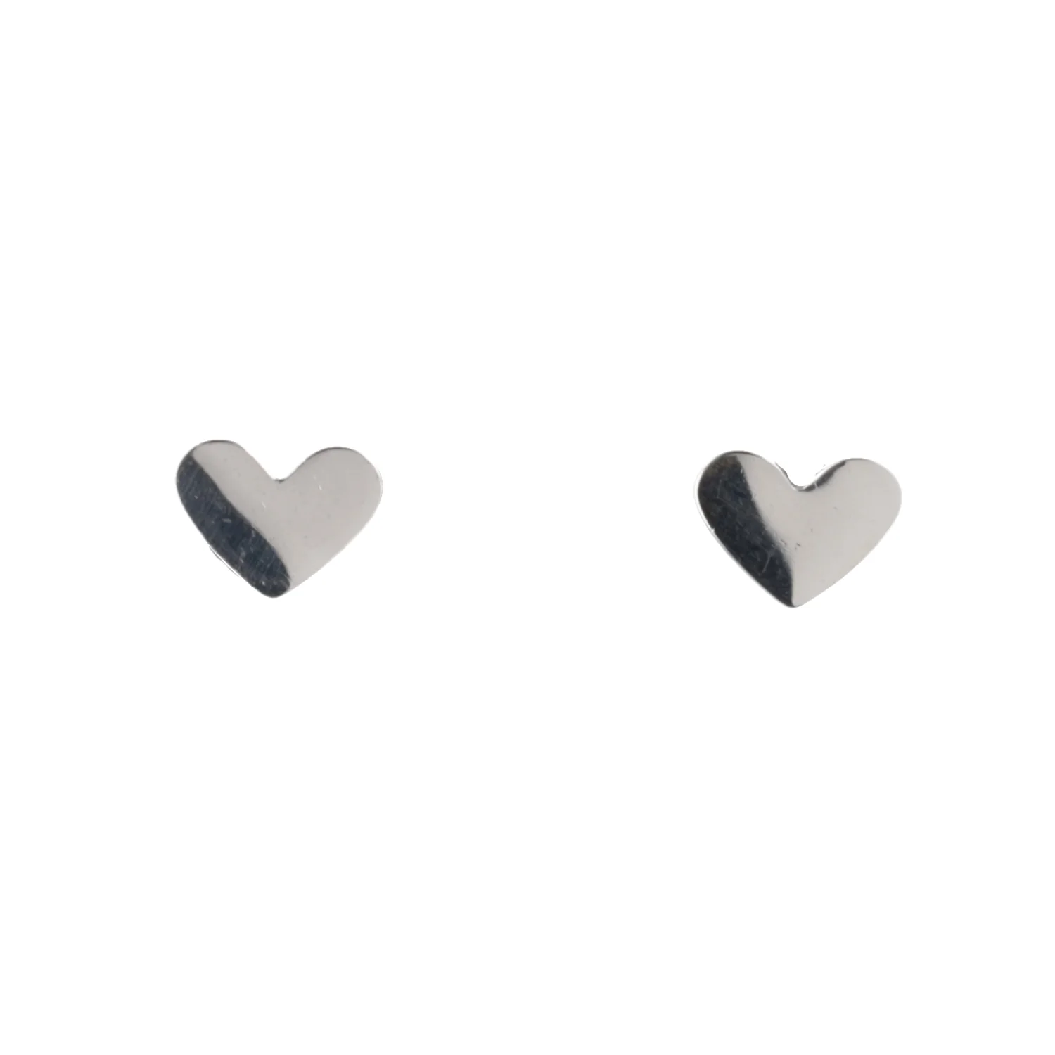 Heart Screw On Stud Earrings - Image 4