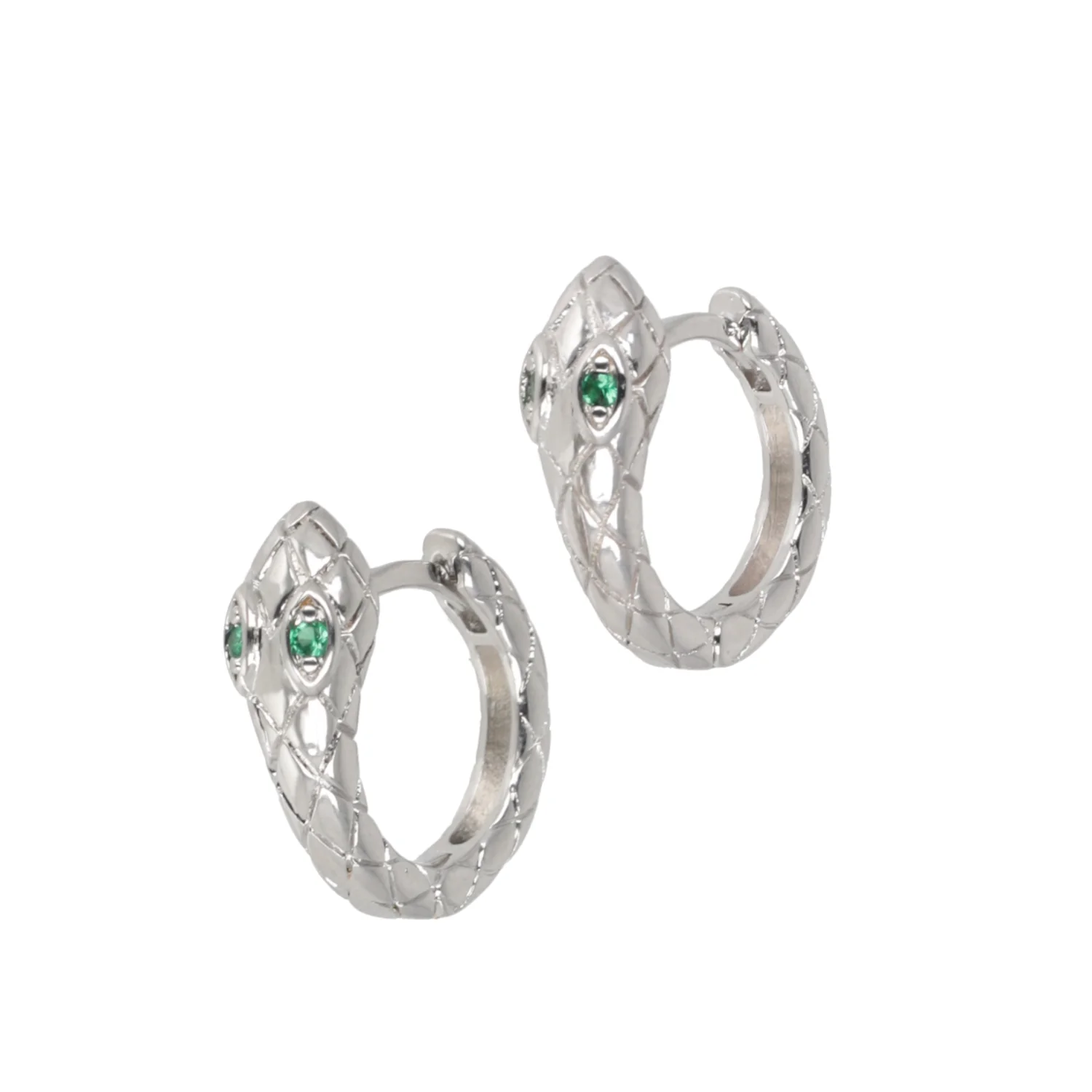 Hers or Hiss Snake Hoop Earrings - Image 2