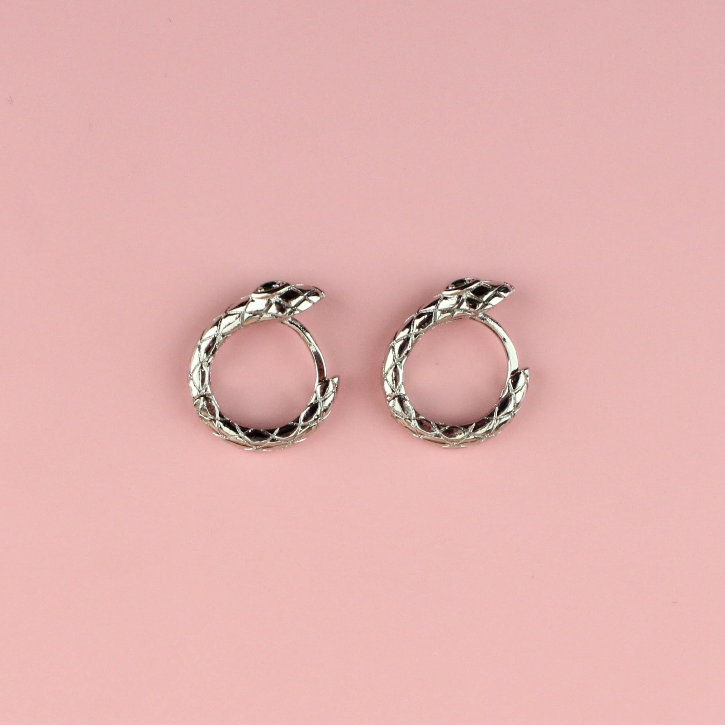Hers or Hiss Snake Hoop Earrings - Image 4