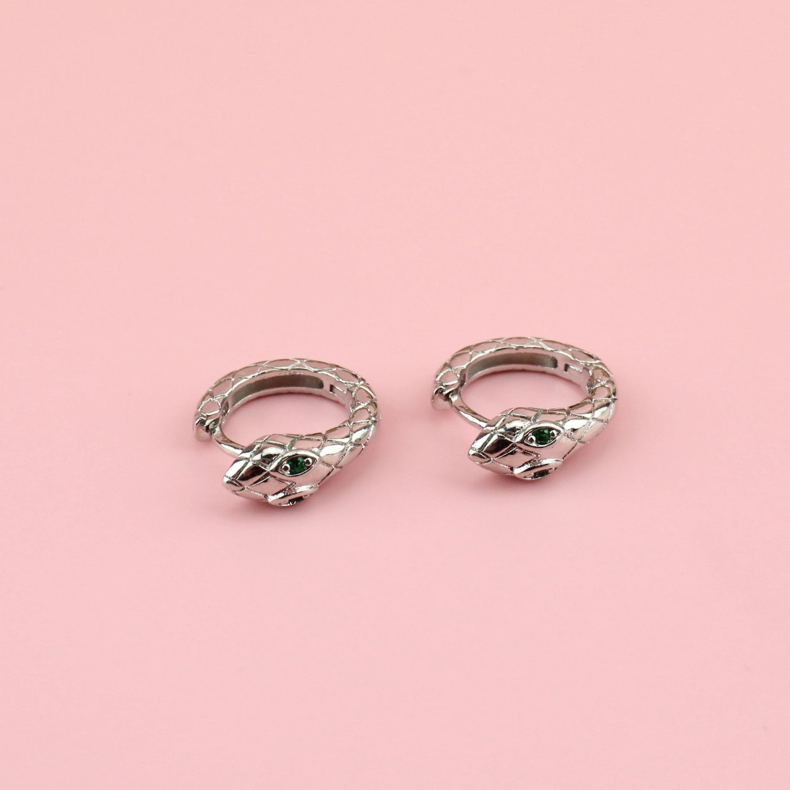 Hers or Hiss Snake Hoop Earrings - Image 5