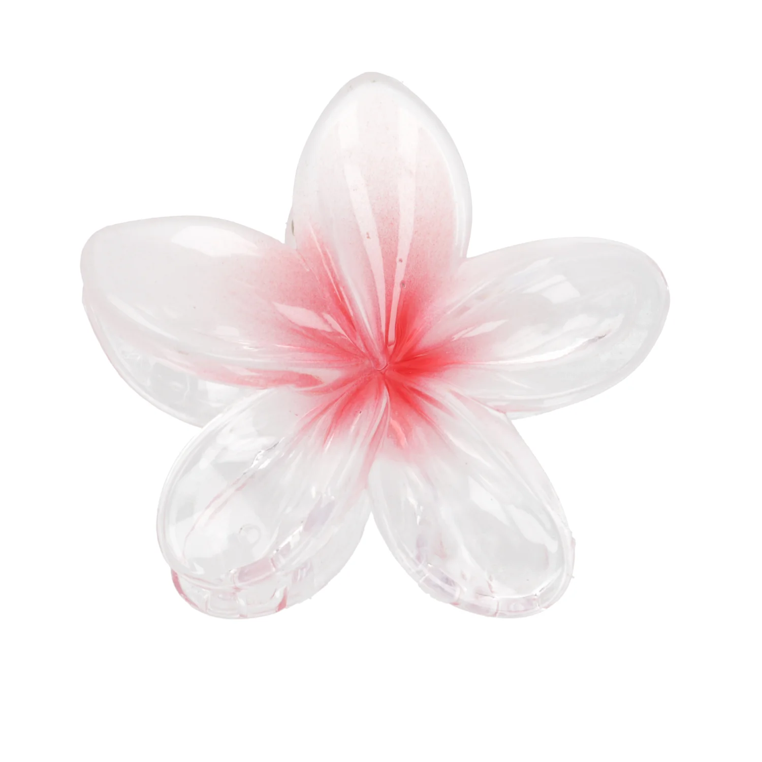 Hibiscus Flower Hair Clip - Red - Image 2