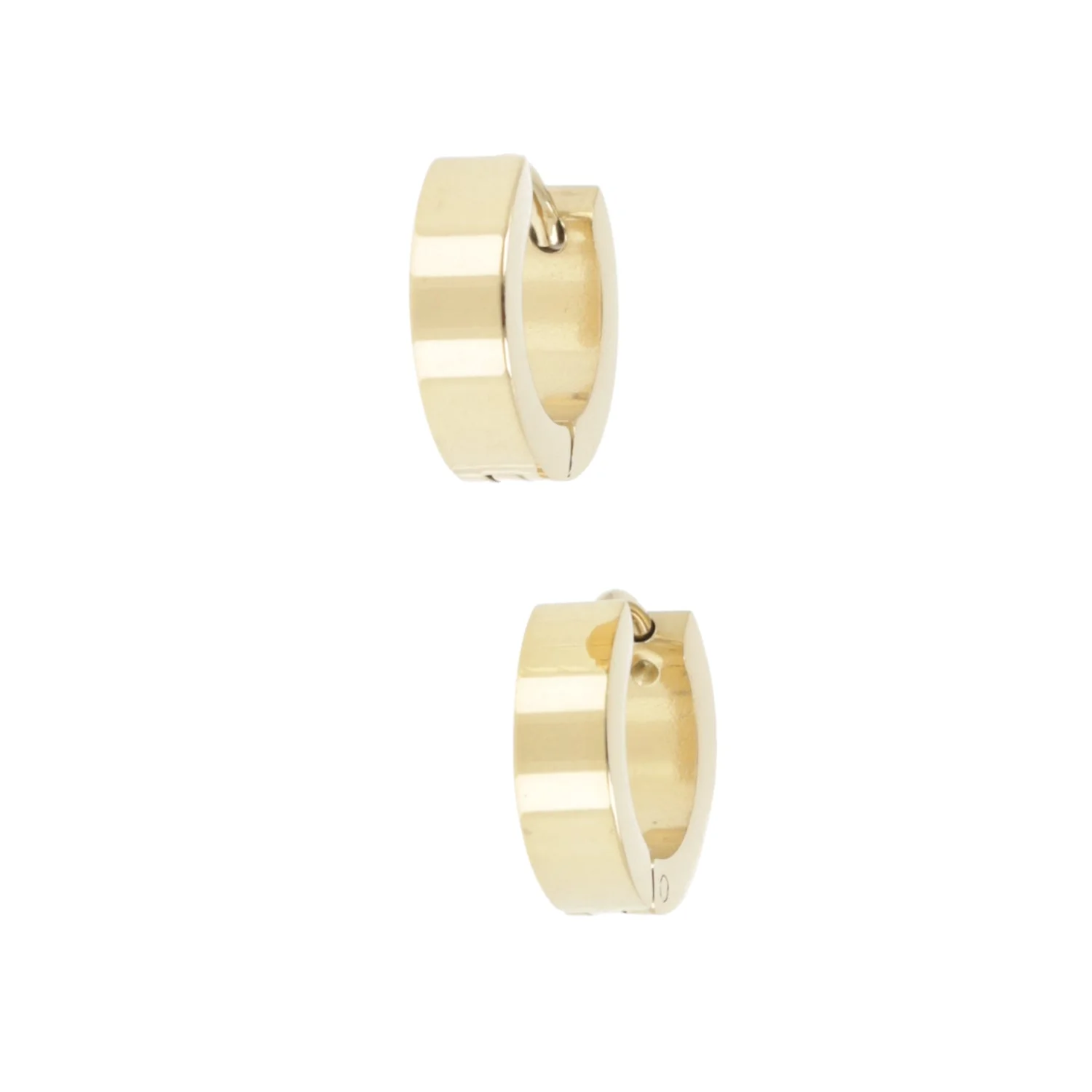 Huggie Hoop Earrings (Gold Plated) - Image 5